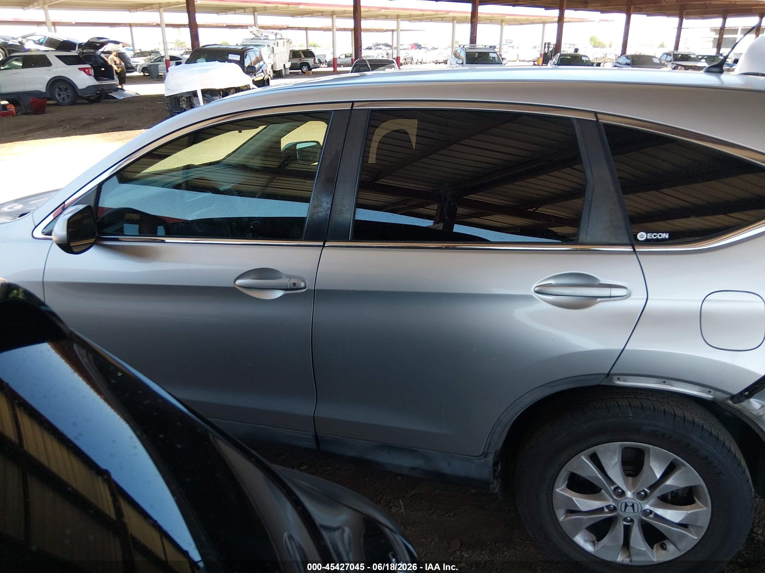 2012 Honda Cr-v Ex Silver vin: JHLRM3H58CC002436