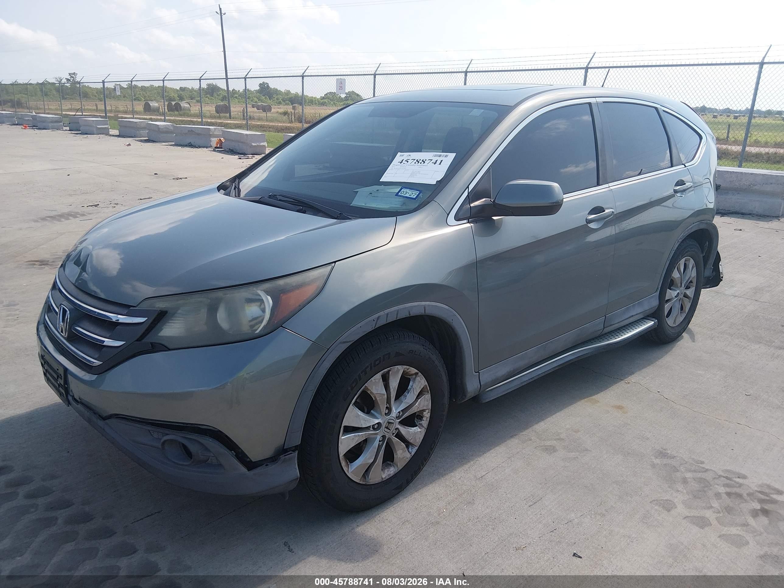 2012 Honda Cr-v Ex Зеленый vin: JHLRM3H59CC007922