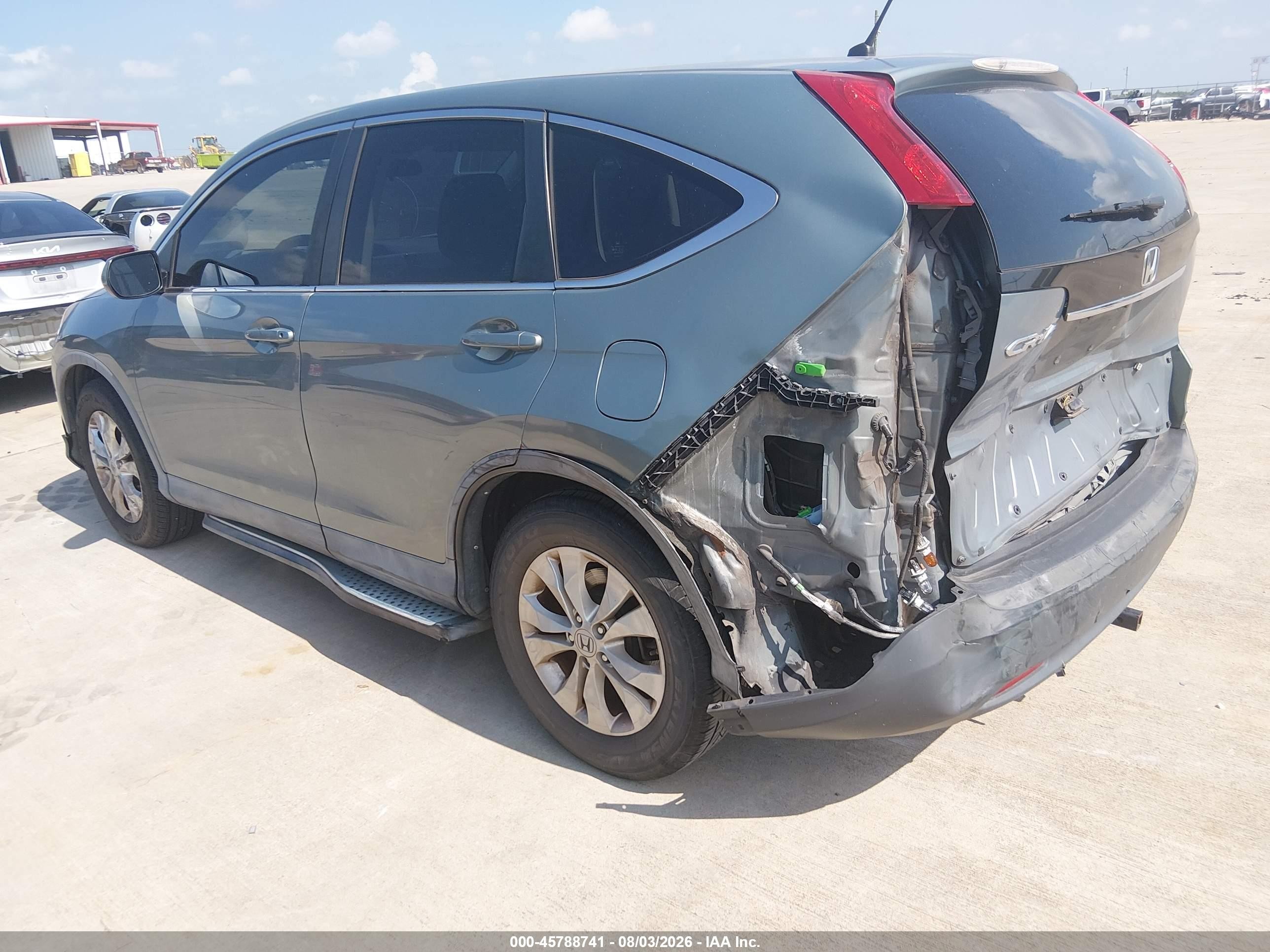 2012 Honda Cr-v Ex Зеленый vin: JHLRM3H59CC007922