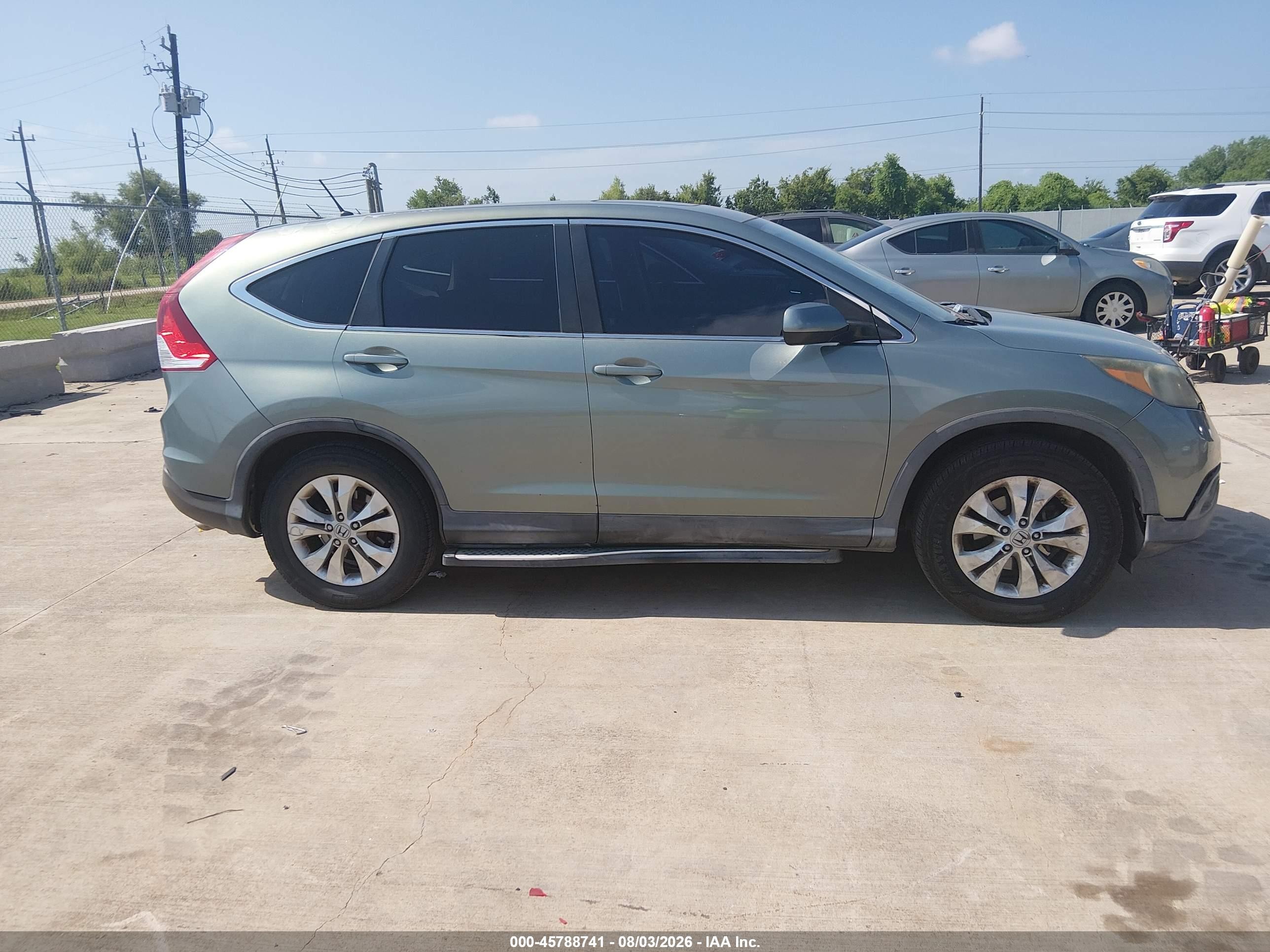 2012 Honda Cr-v Ex Зеленый vin: JHLRM3H59CC007922