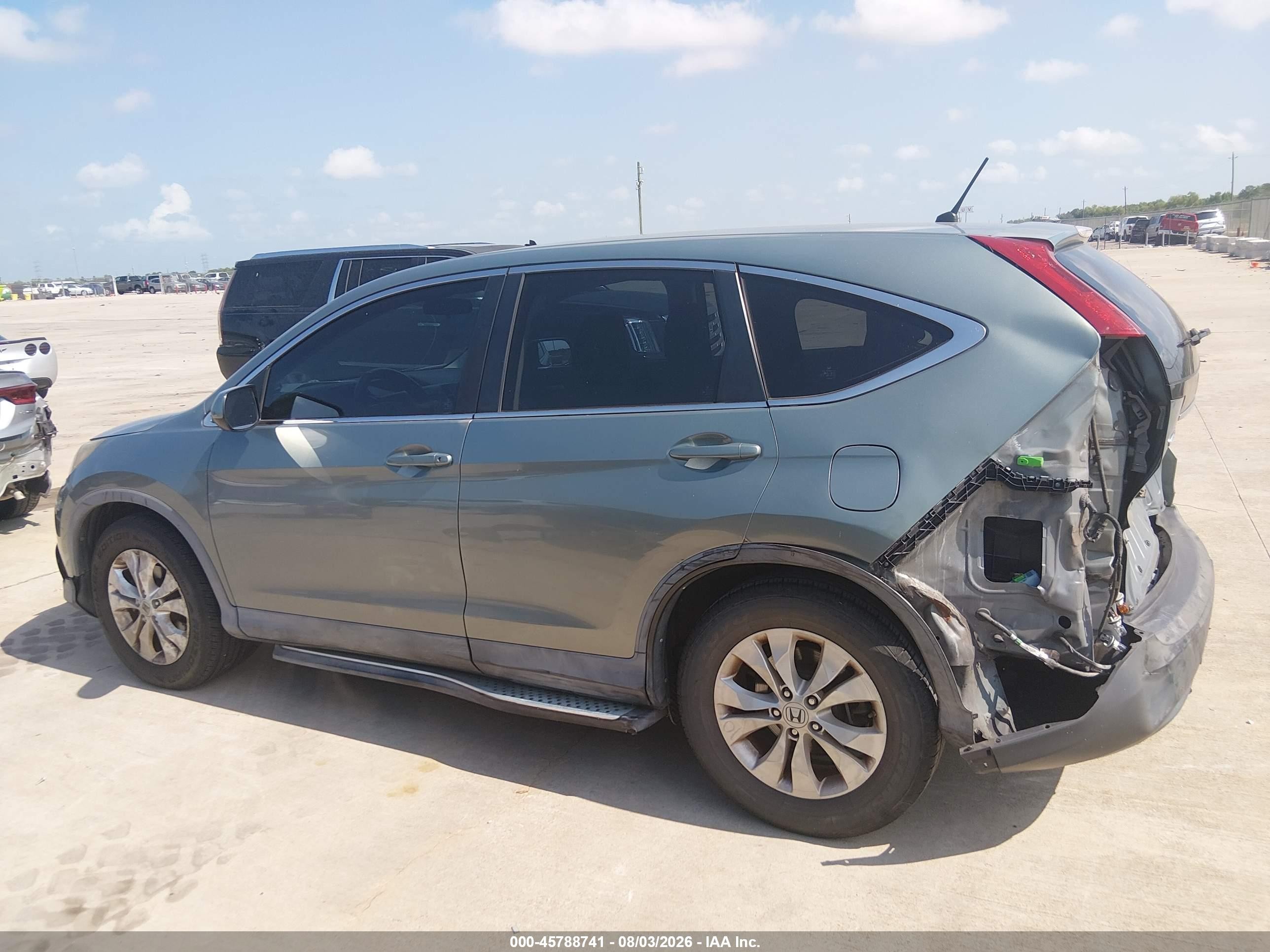 2012 Honda Cr-v Ex Зеленый vin: JHLRM3H59CC007922
