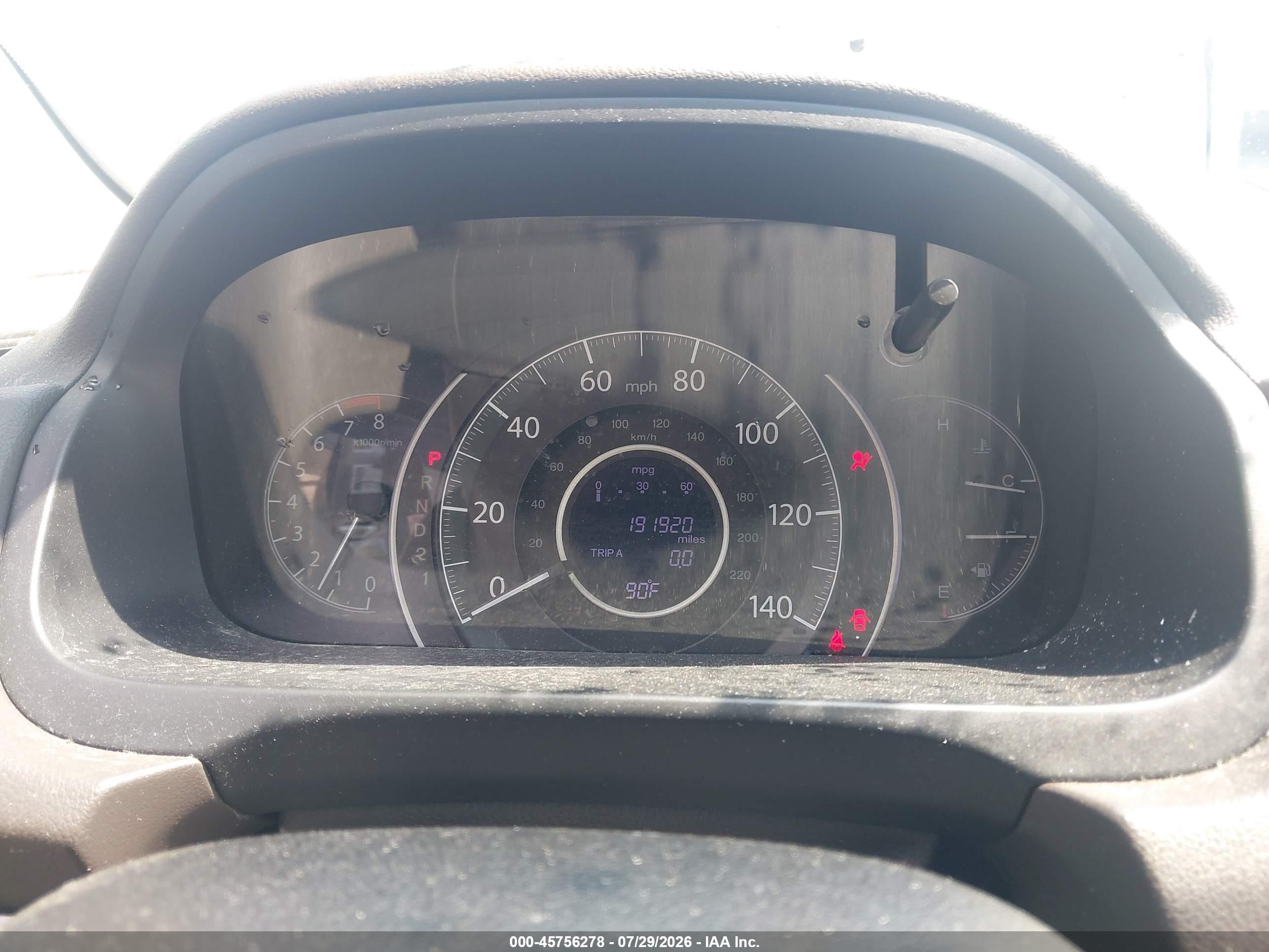 2012 Honda Cr-v Ex-l Blue vin: JHLRM3H70CC006398