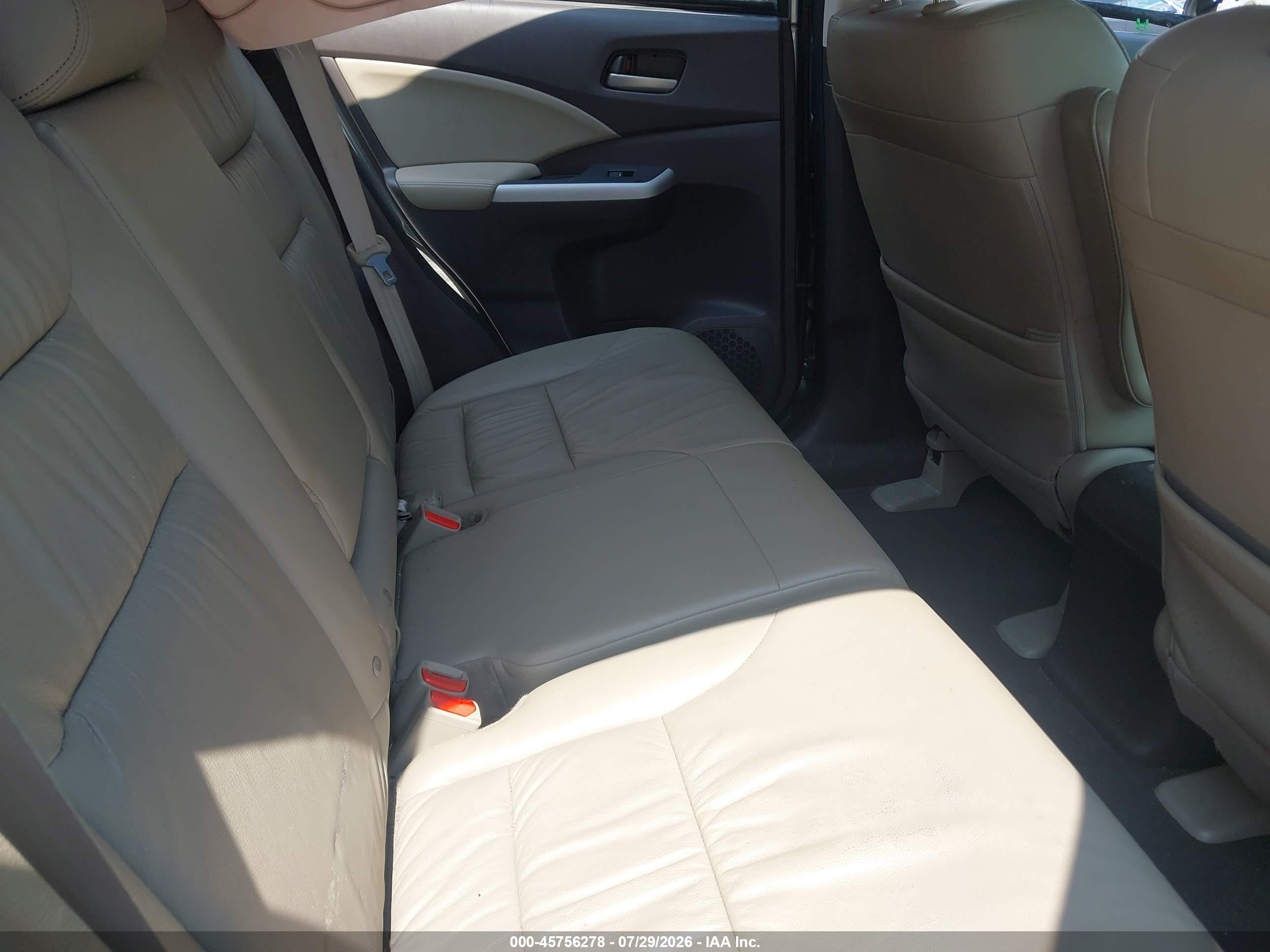 2012 Honda Cr-v Ex-l Blue vin: JHLRM3H70CC006398