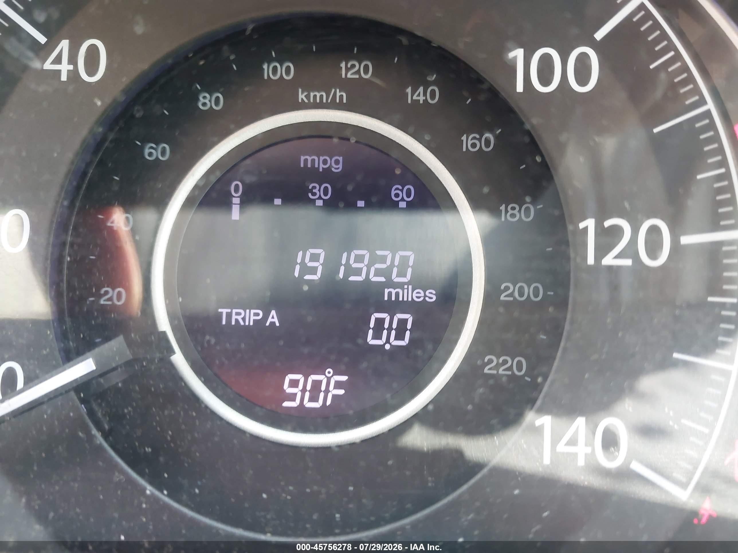 2012 Honda Cr-v Ex-l Blue vin: JHLRM3H70CC006398