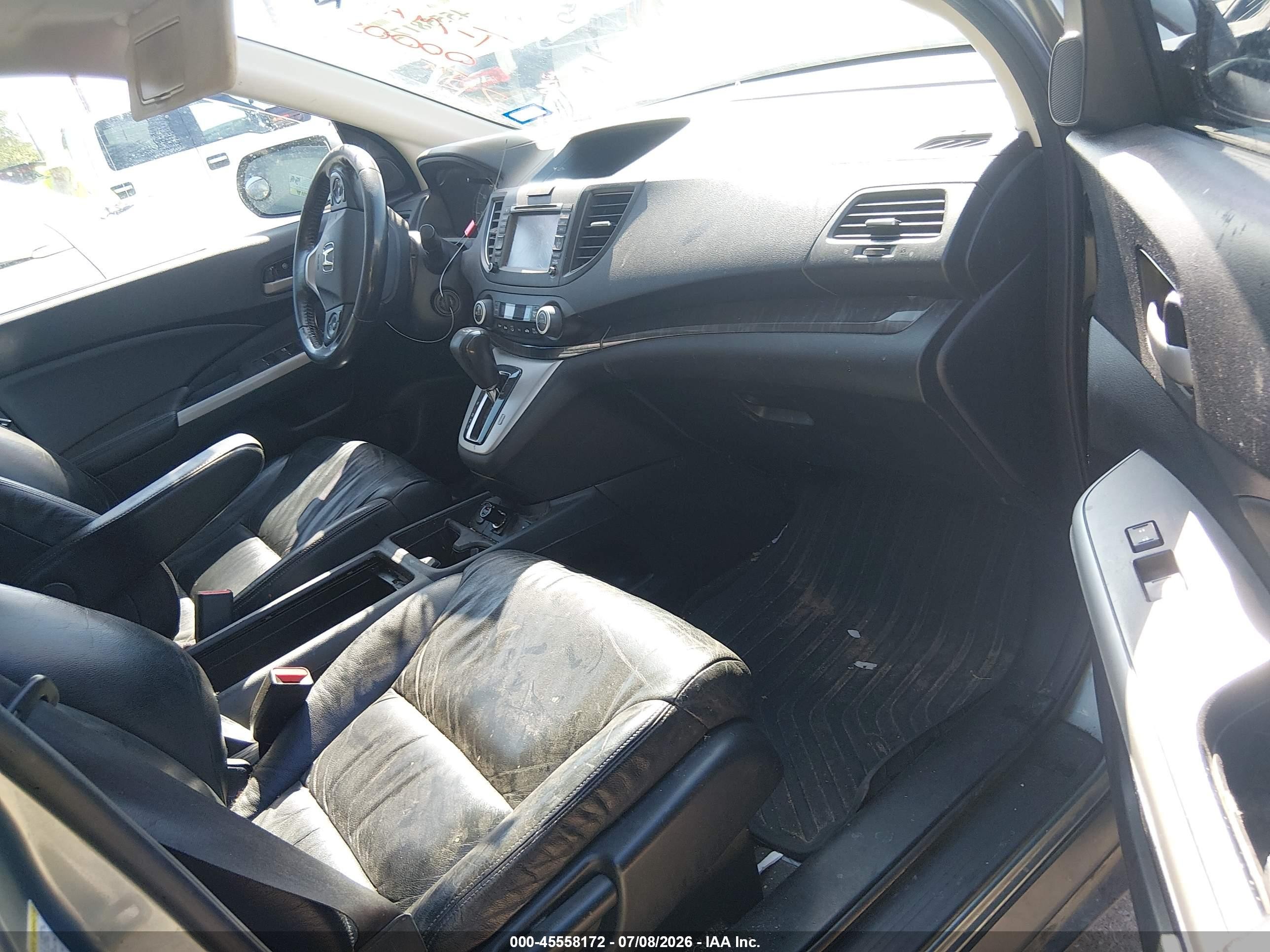 2012 Honda Cr-v Ex-l Blue vin: JHLRM3H71CC000058