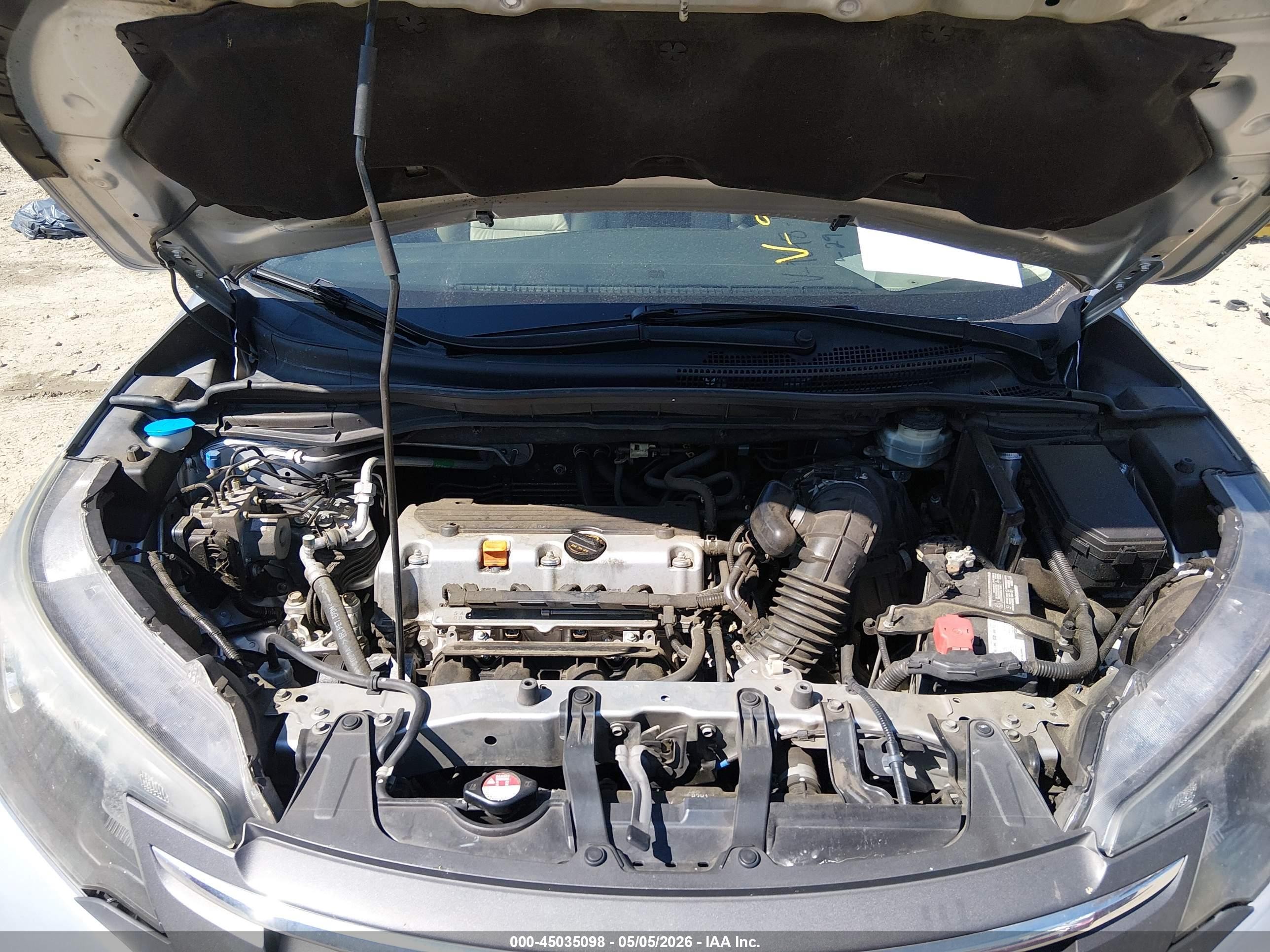 2012 Honda Cr-v Ex-l Silver vin: JHLRM3H71CC009648