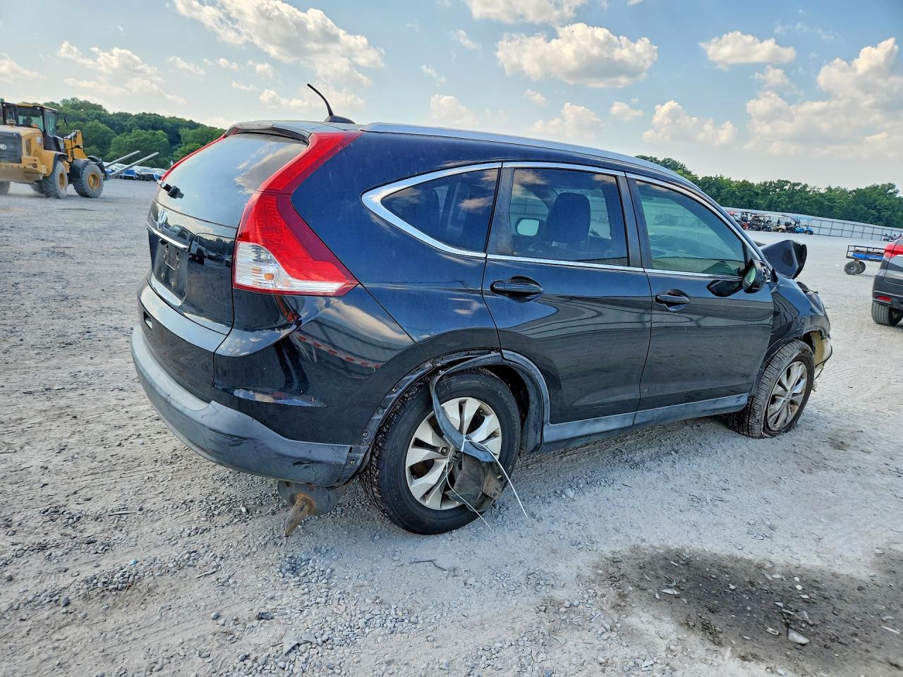 2012 Honda Cr-v Exl Black vin: JHLRM3H72CC000747