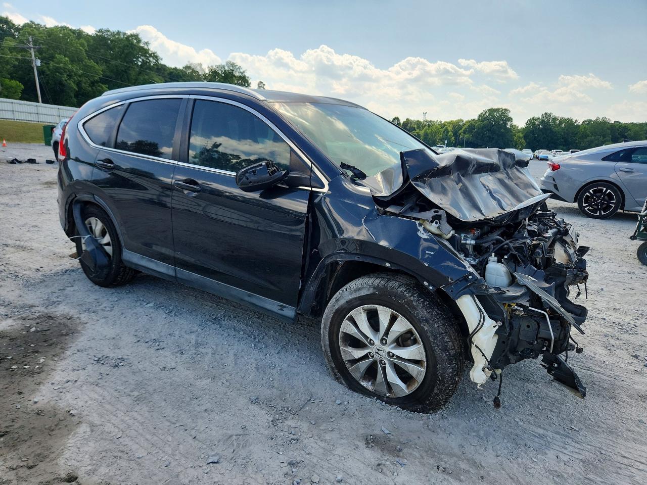 2012 Honda Cr-v Exl Black vin: JHLRM3H72CC000747