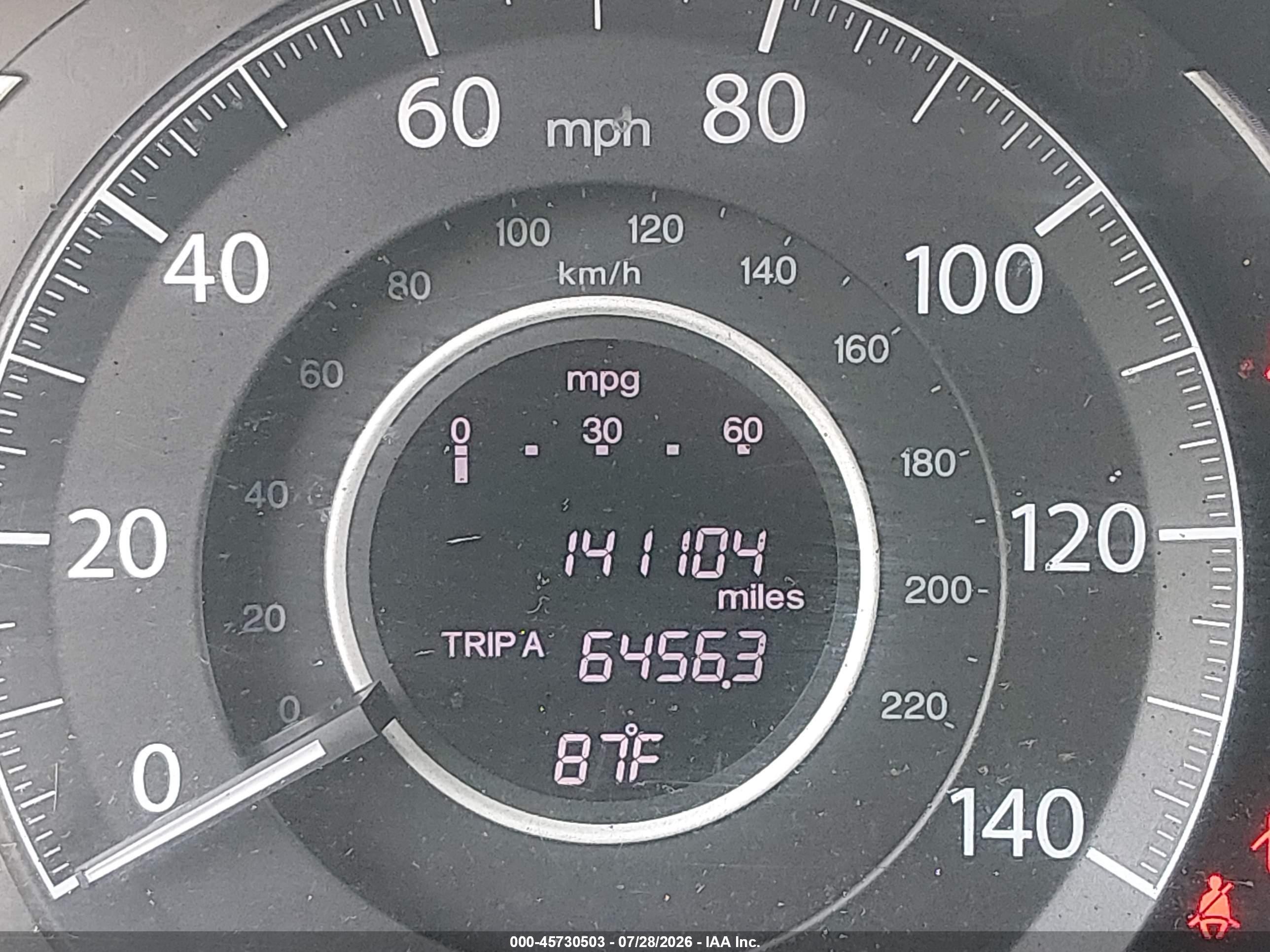 2012 Honda Cr-v Ex-l Gray vin: JHLRM3H73CC004273