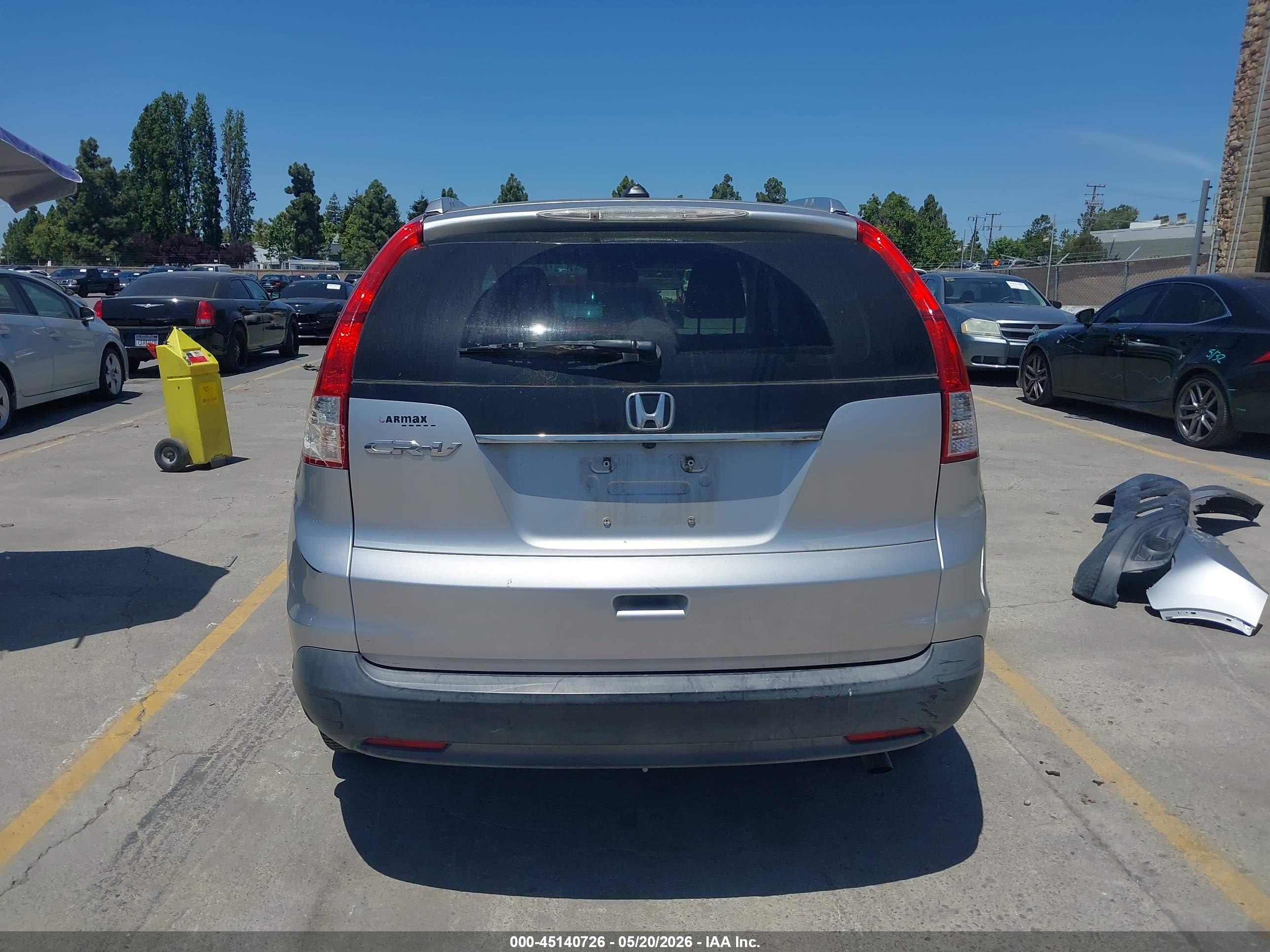 2012 Honda Cr-v Ex-l Silver vin: JHLRM3H74CC001995