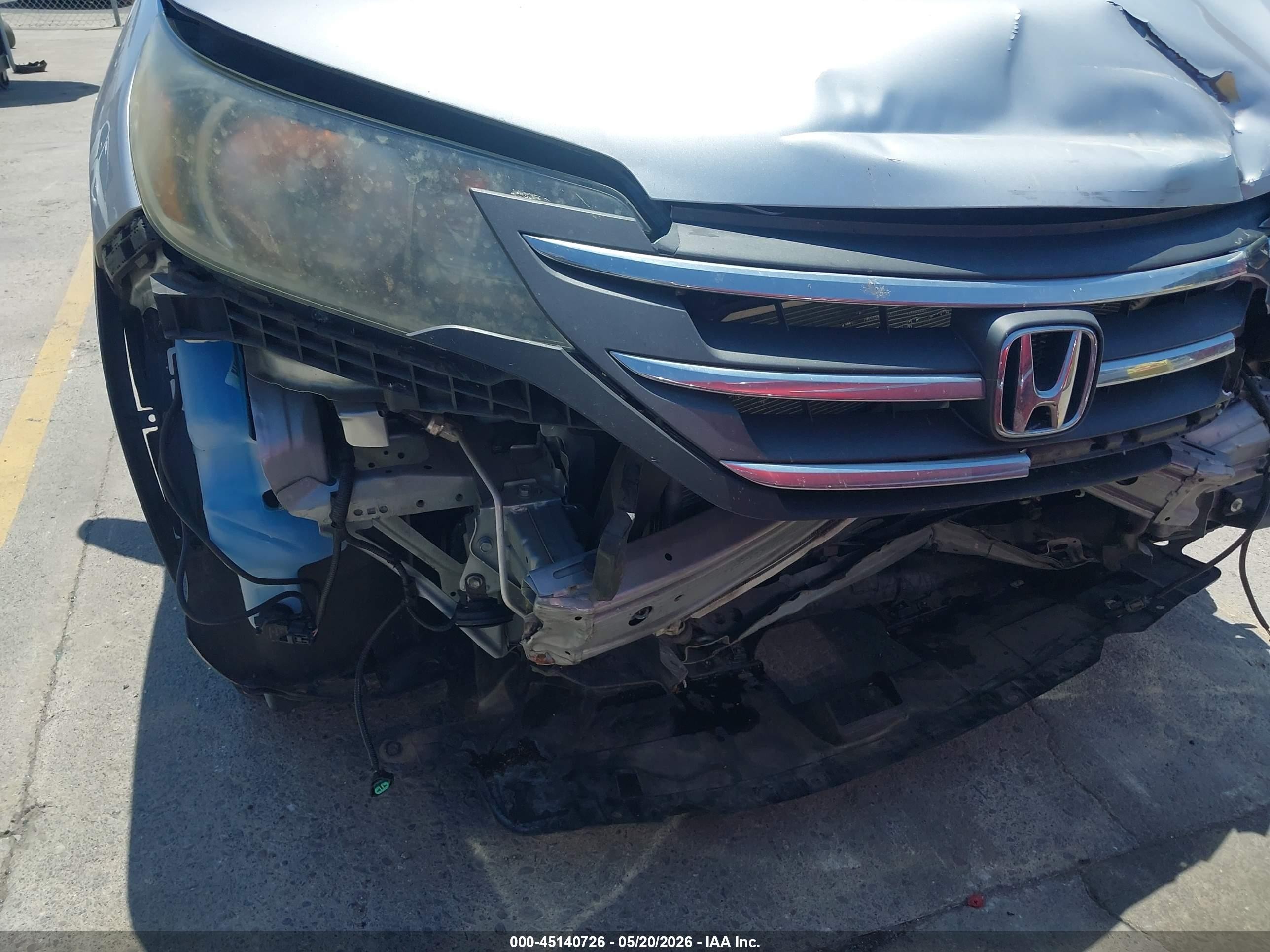 2012 Honda Cr-v Ex-l Silver vin: JHLRM3H74CC001995