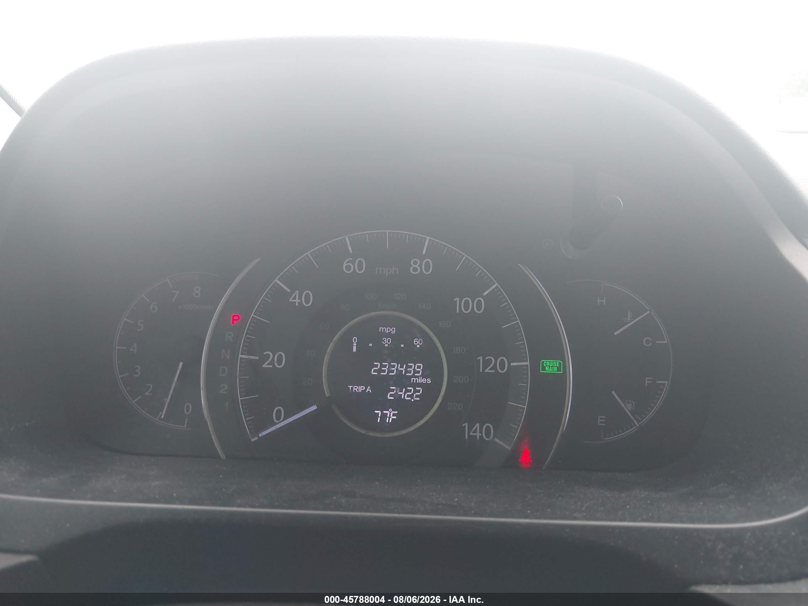 2012 Honda Cr-v Ex-l Blue vin: JHLRM3H74CC003116