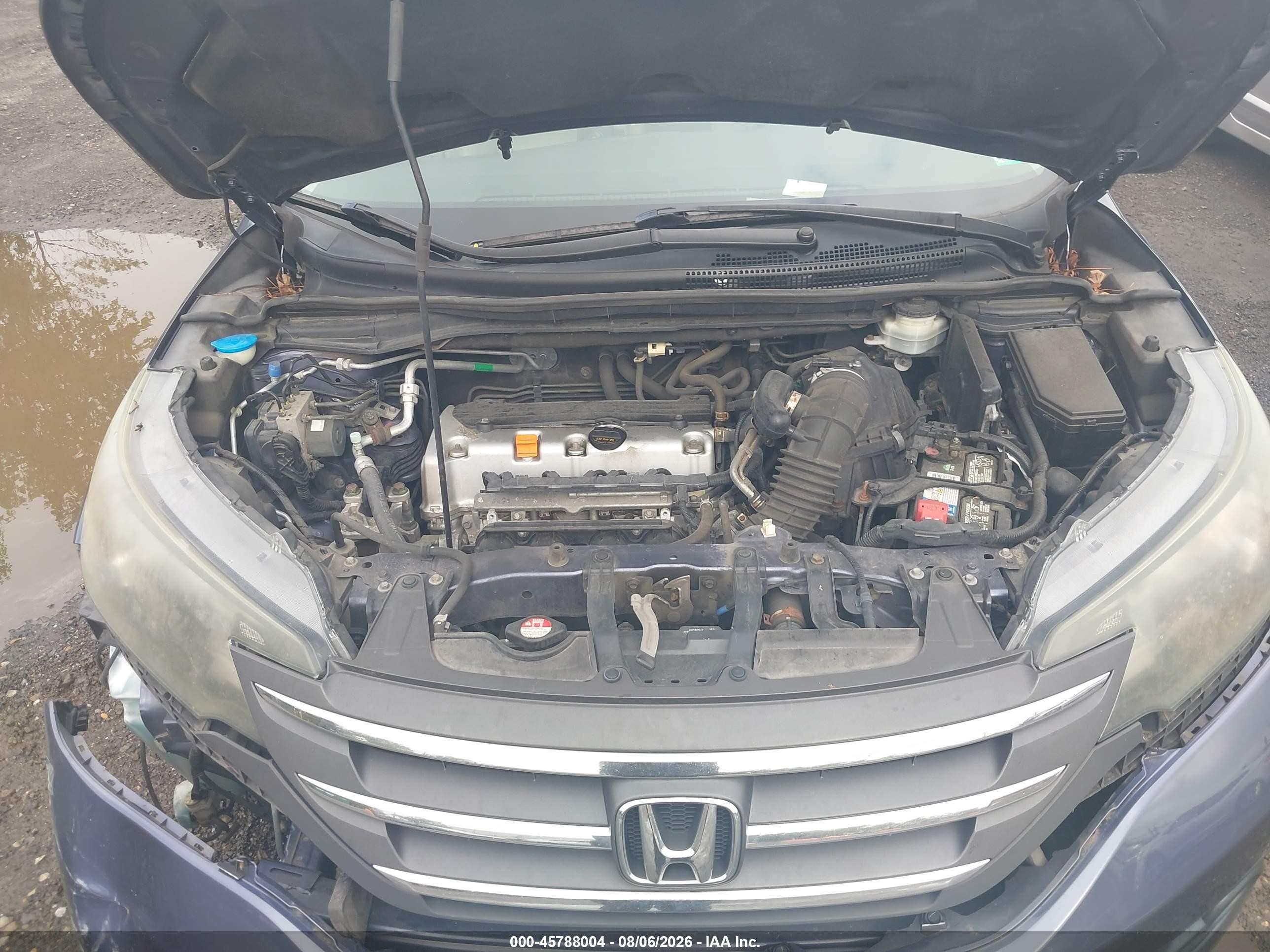 2012 Honda Cr-v Ex-l Blue vin: JHLRM3H74CC003116