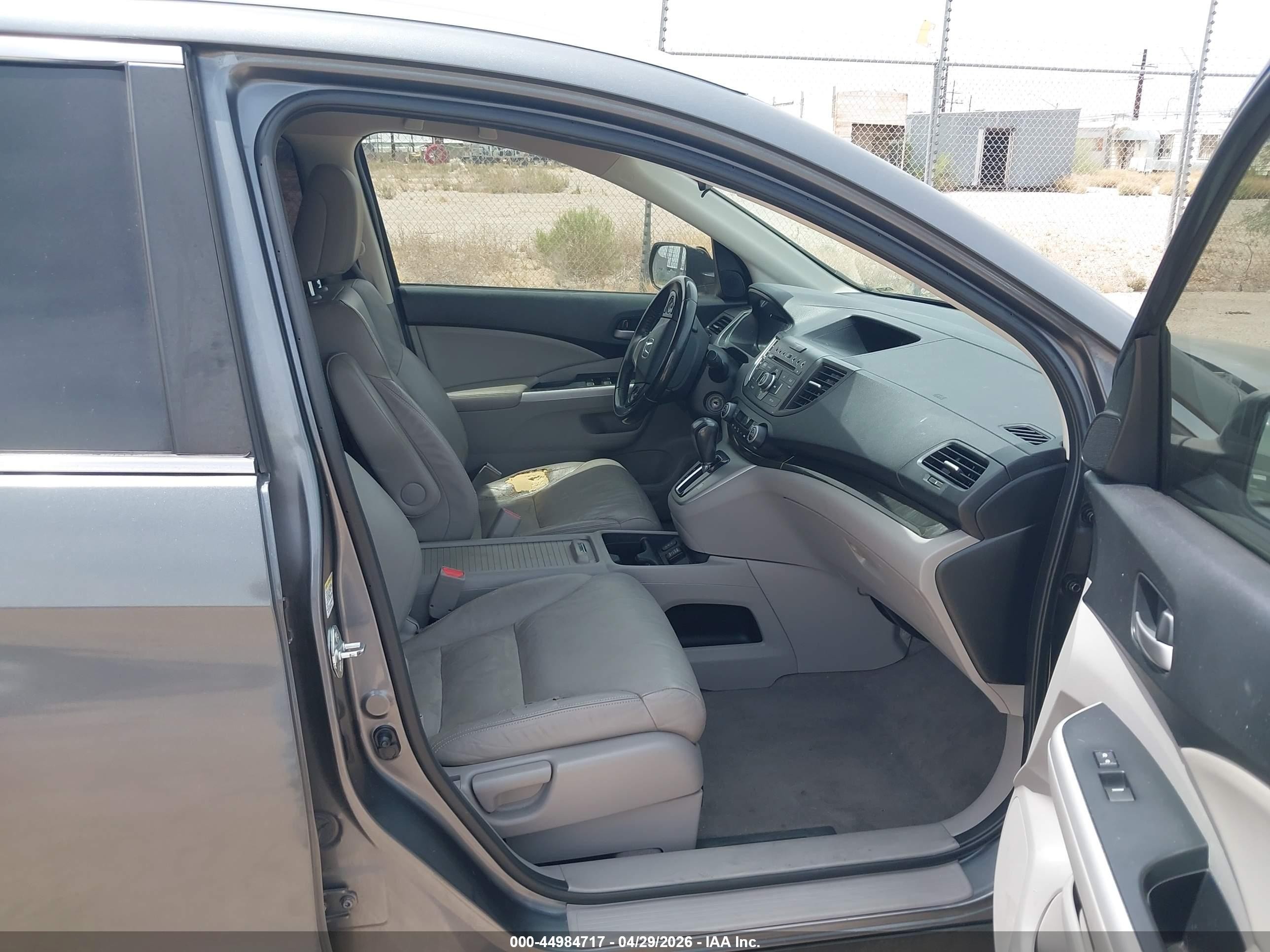 2012 Honda Cr-v Ex-l Серый vin: JHLRM3H74CC006209