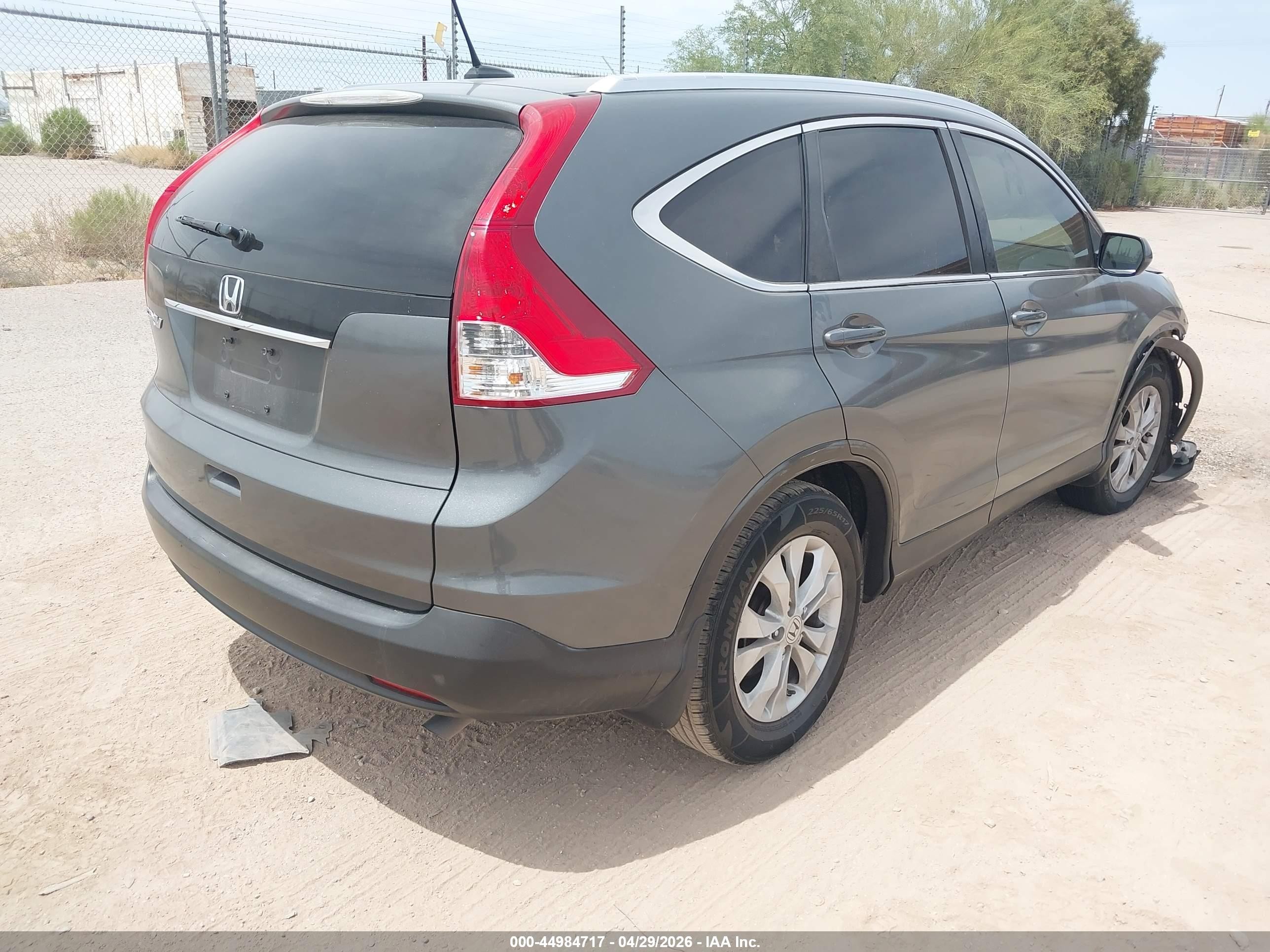2012 Honda Cr-v Ex-l Серый vin: JHLRM3H74CC006209