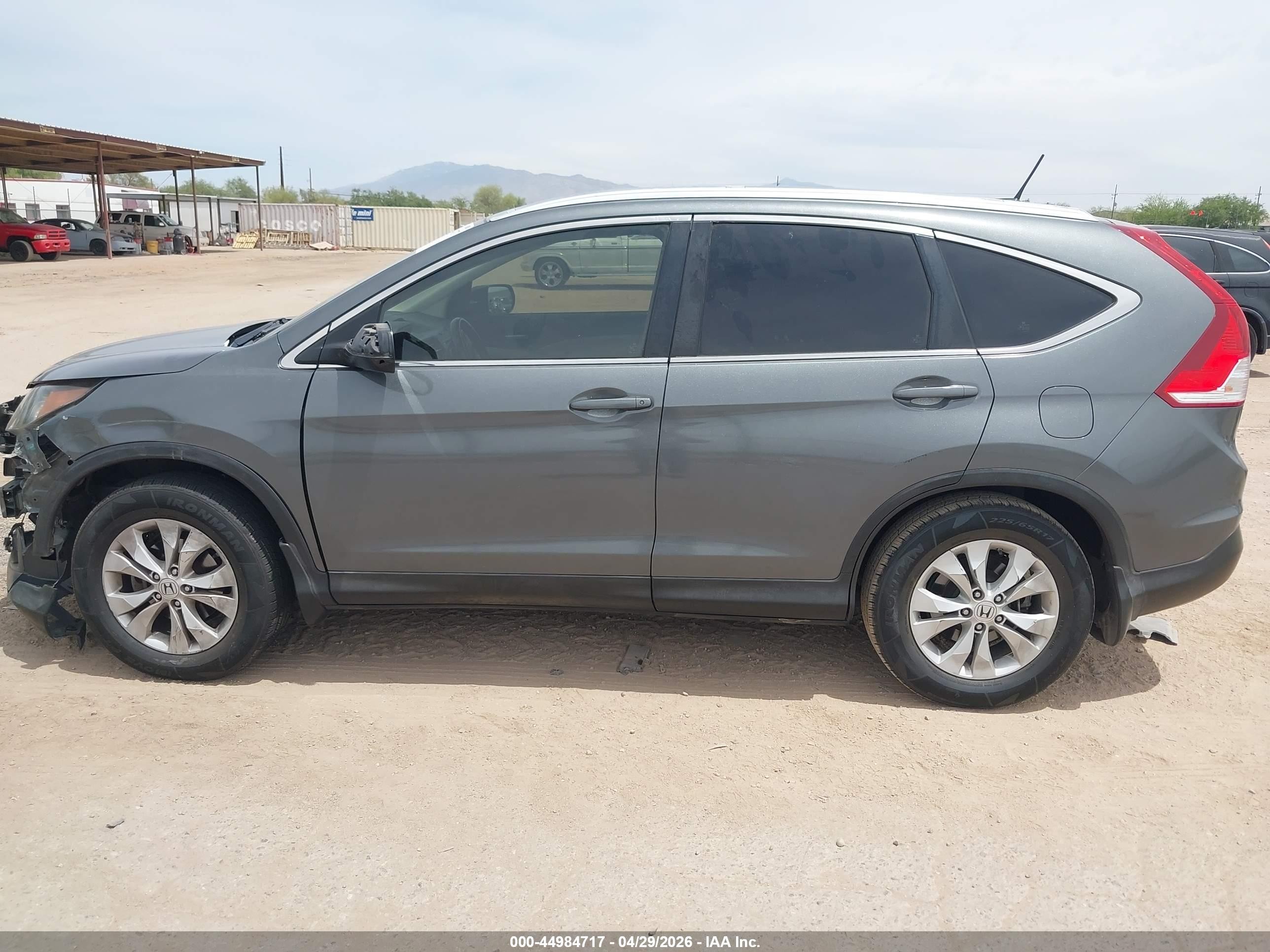 2012 Honda Cr-v Ex-l Серый vin: JHLRM3H74CC006209