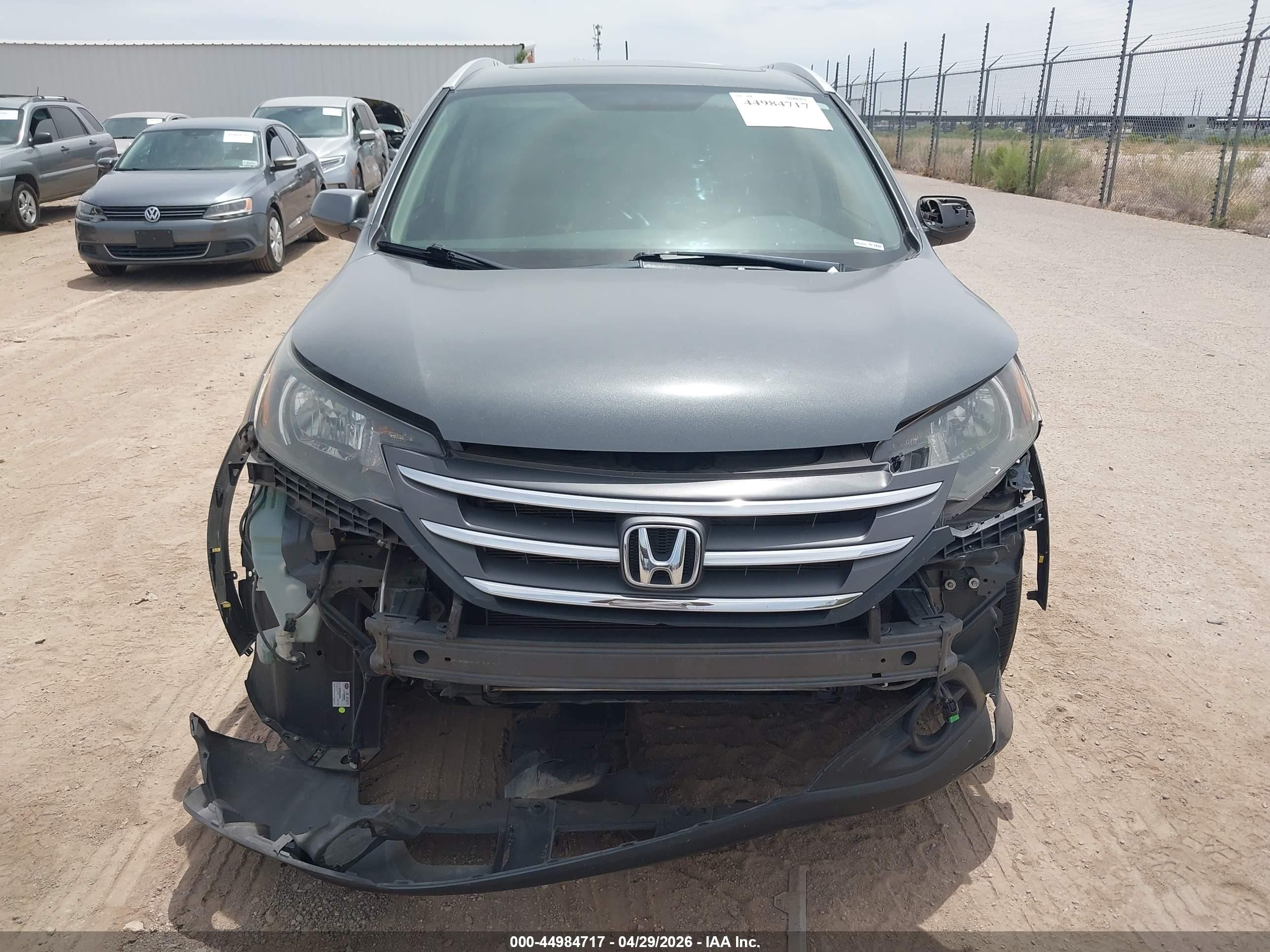 2012 Honda Cr-v Ex-l Серый vin: JHLRM3H74CC006209