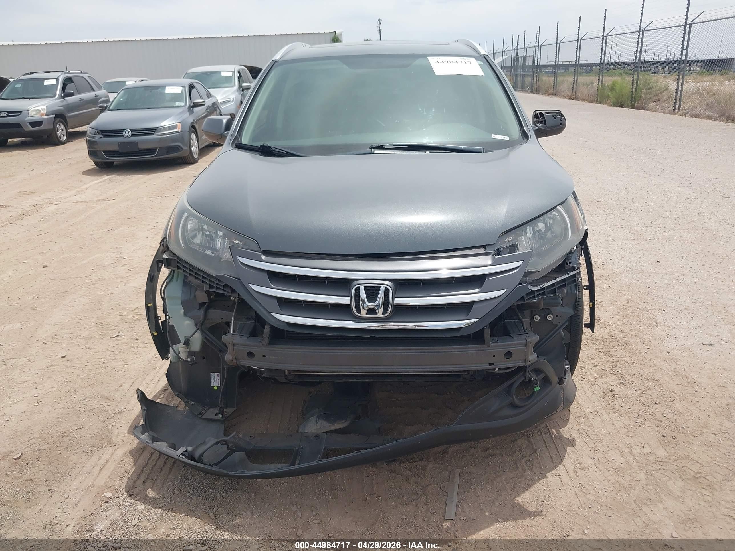 2012 Honda Cr-v Ex-l Серый vin: JHLRM3H74CC006209