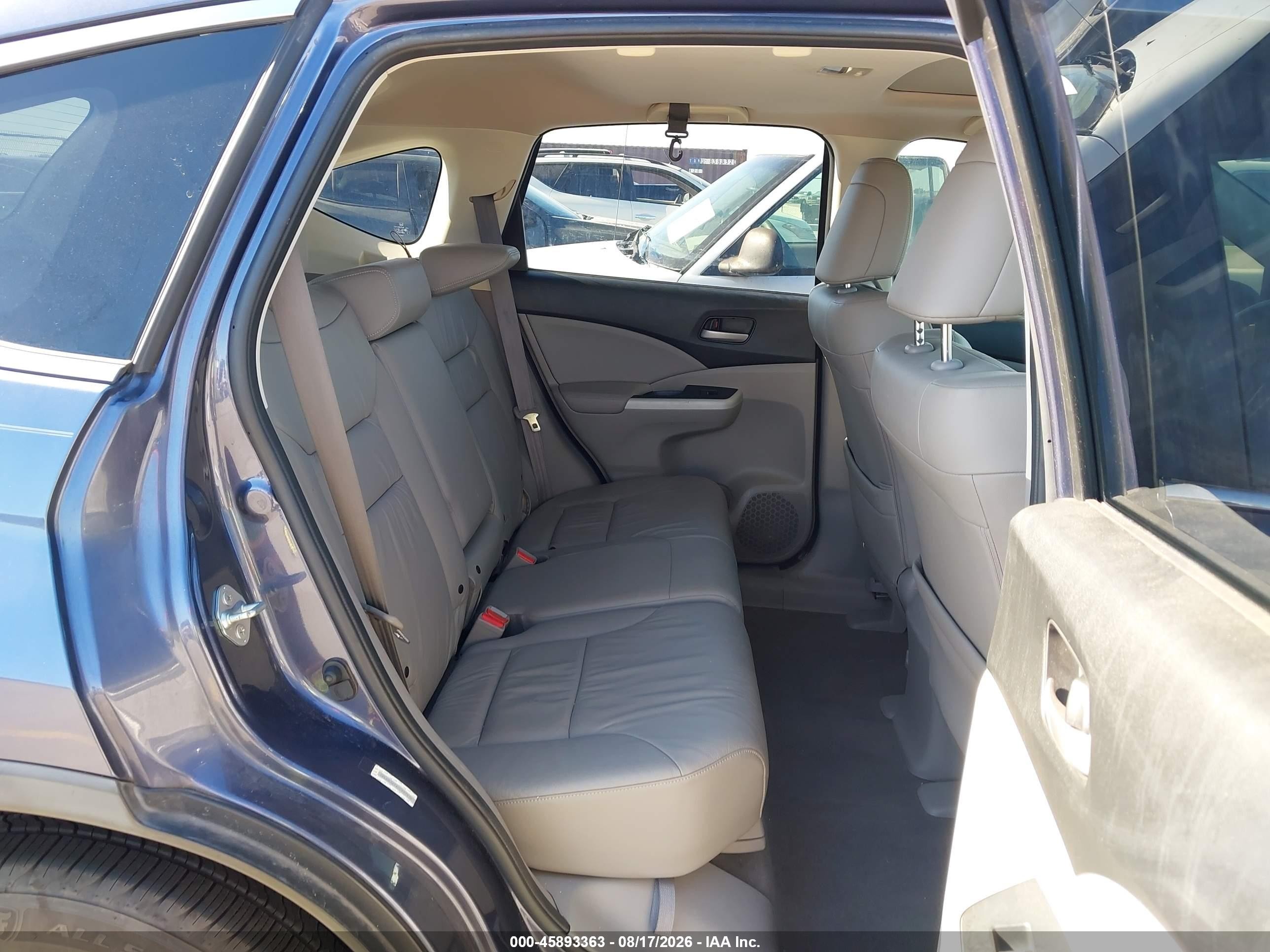 2012 Honda Cr-v Ex-l Синий vin: JHLRM3H74CC007036