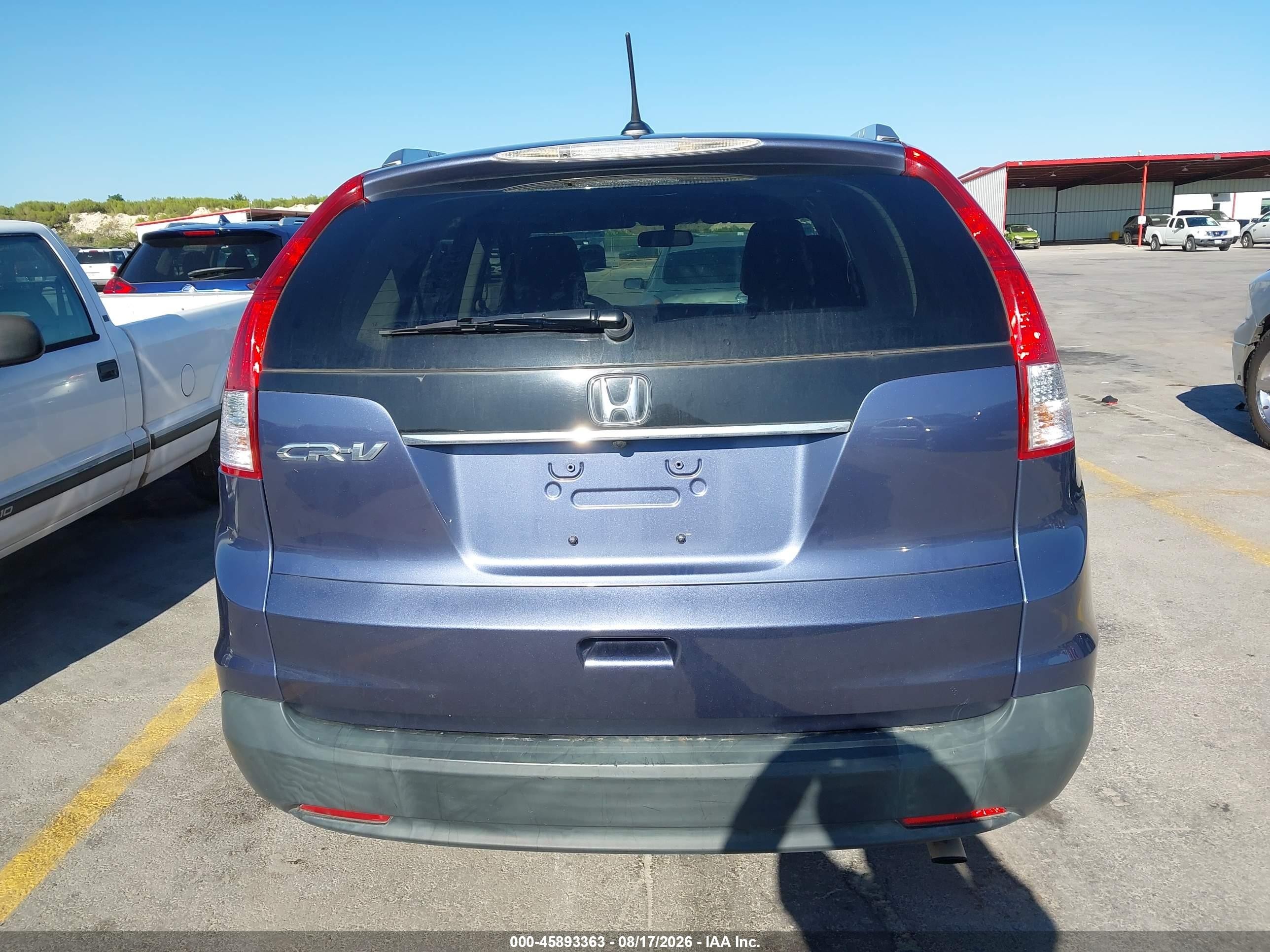 2012 Honda Cr-v Ex-l Синий vin: JHLRM3H74CC007036