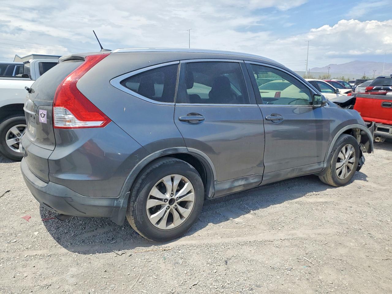 2012 Honda Cr-v Exl Gray vin: JHLRM3H74CC012527