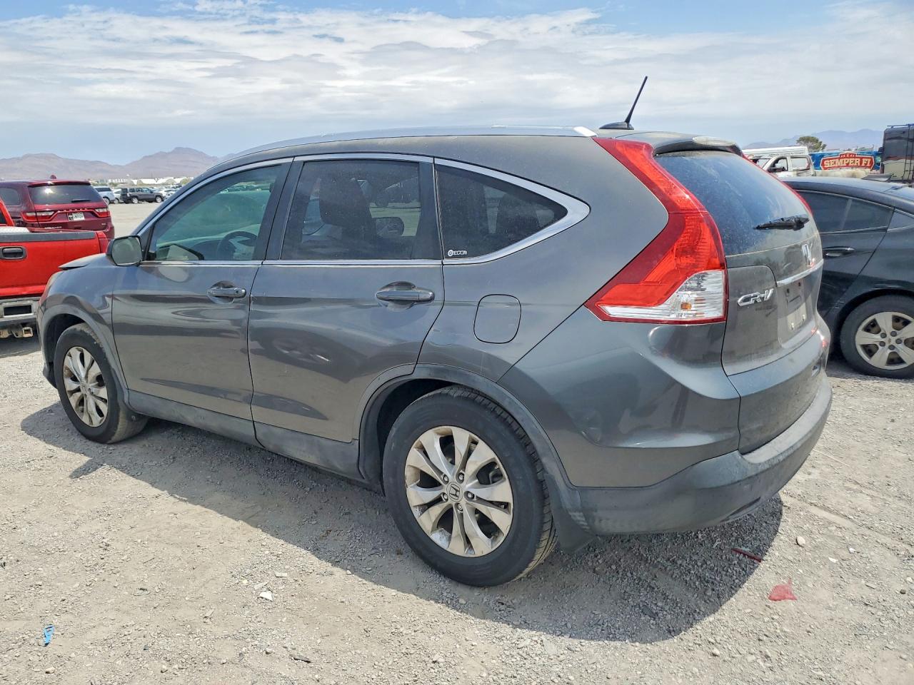 2012 Honda Cr-v Exl Gray vin: JHLRM3H74CC012527