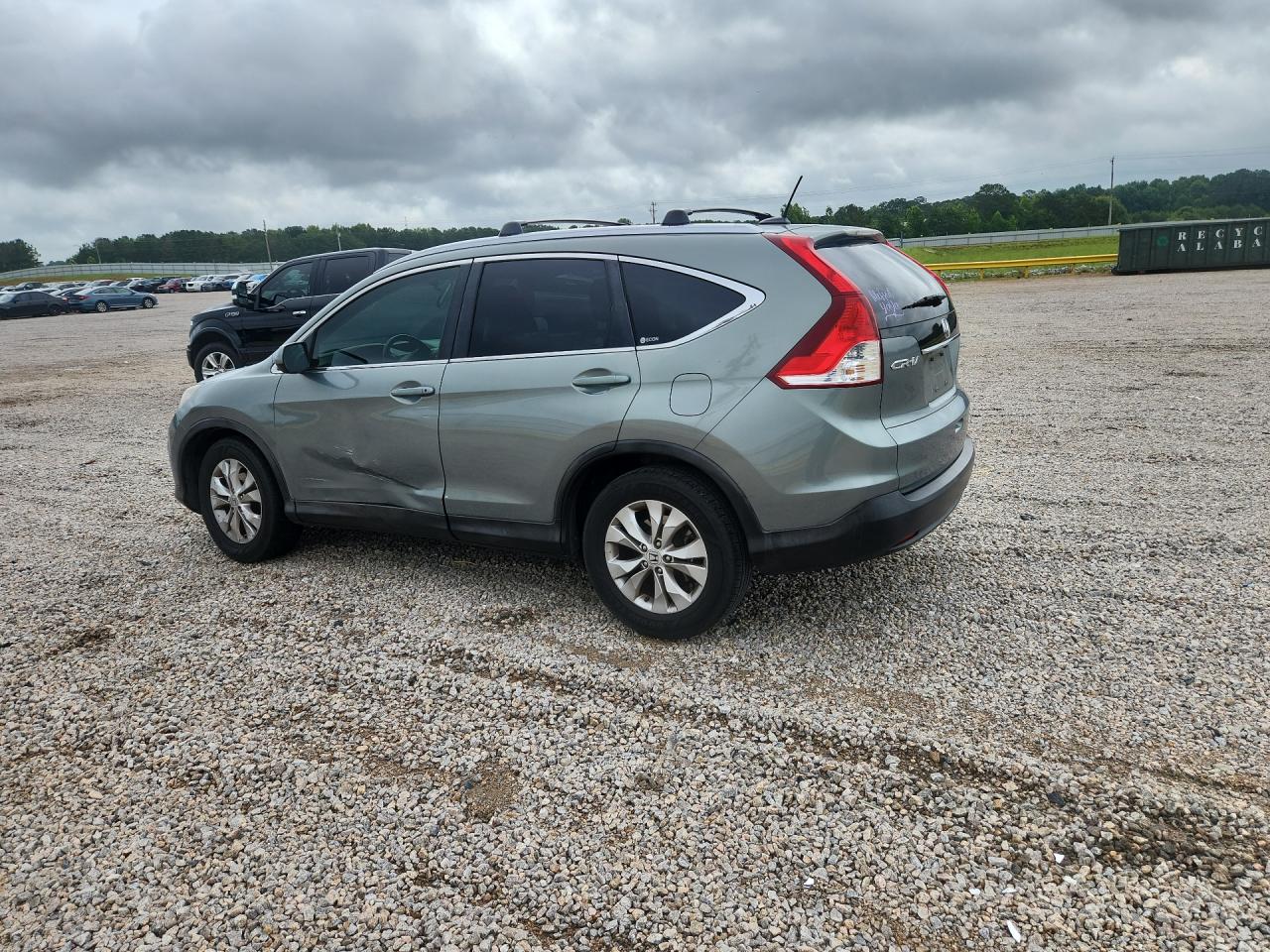2012 Honda Cr-v Exl Green vin: JHLRM3H75CC001469