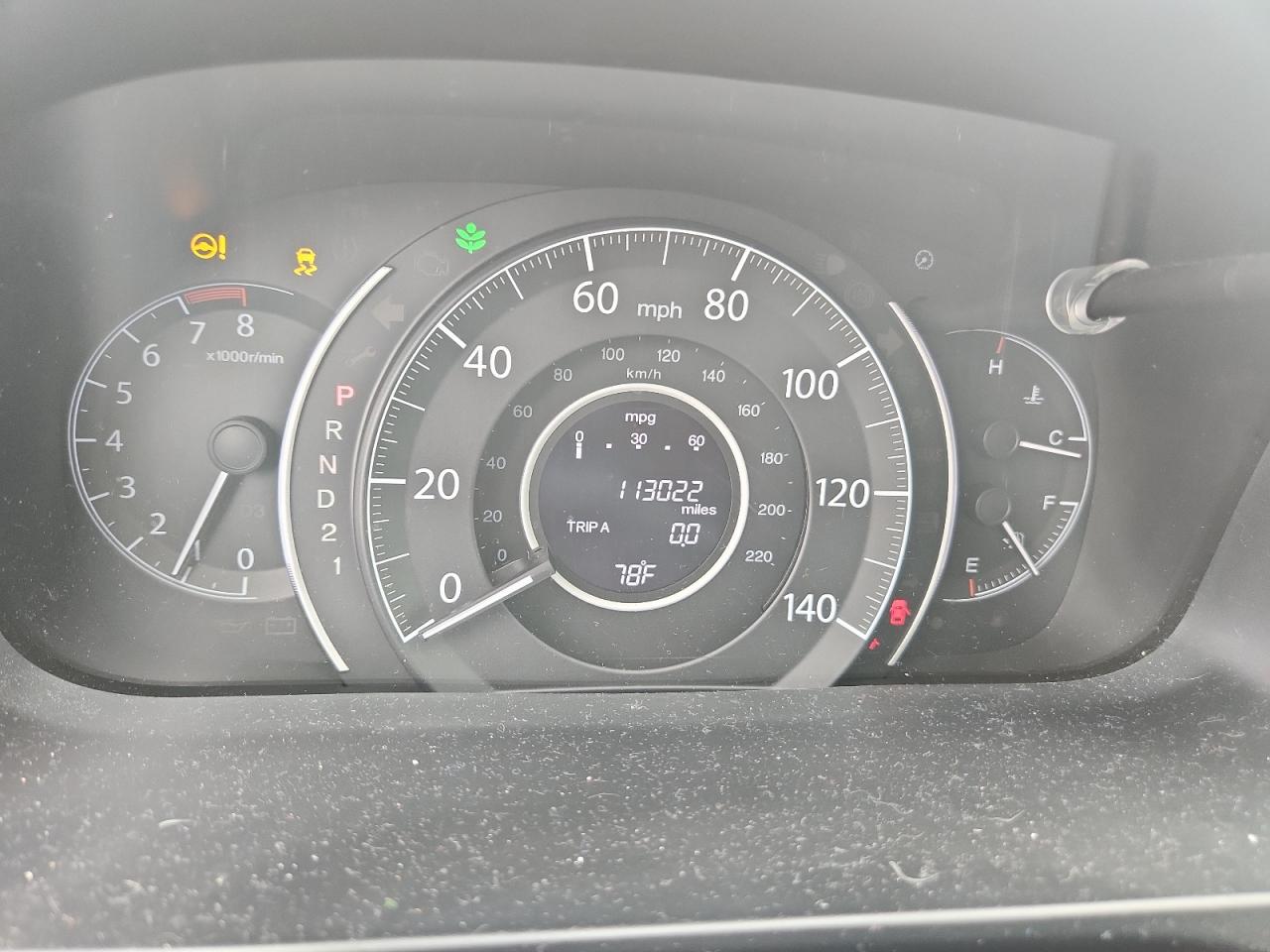 2012 Honda Cr-v Exl Green vin: JHLRM3H75CC001469
