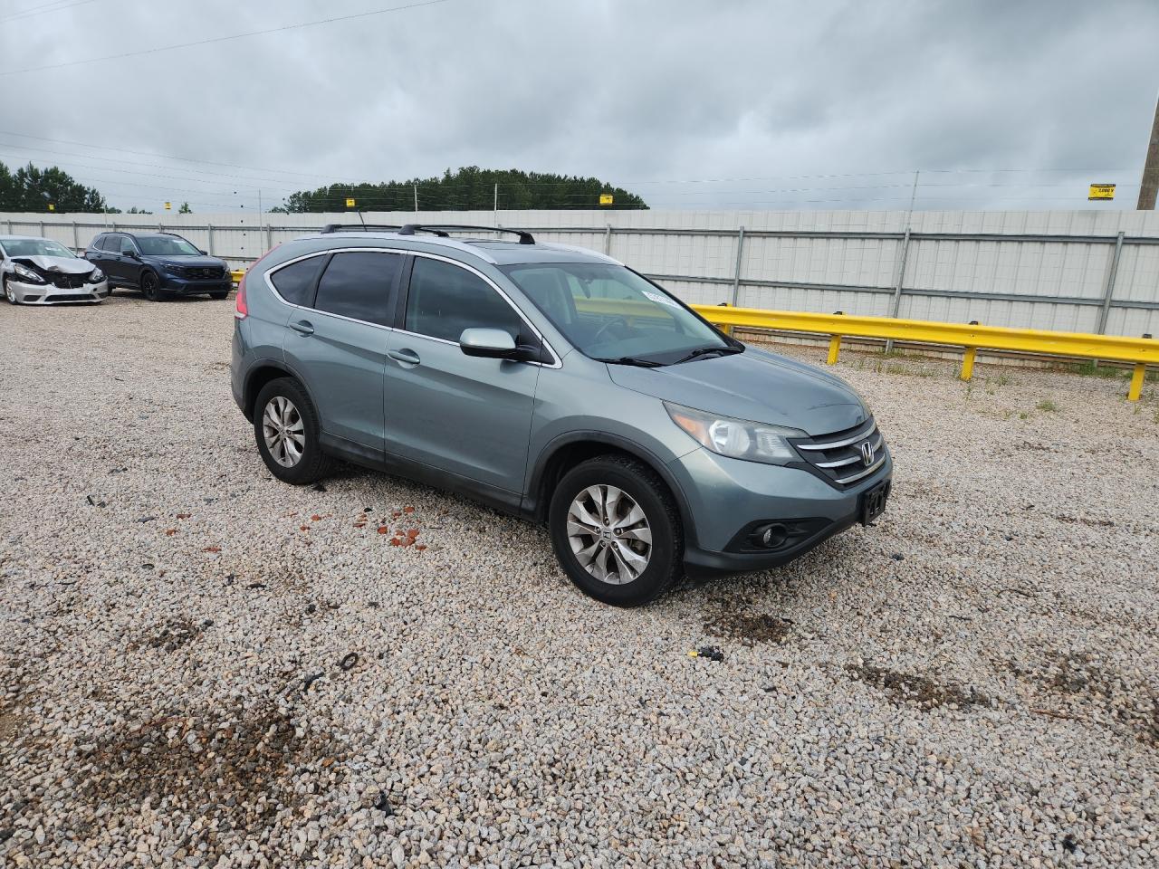 2012 Honda Cr-v Exl Green vin: JHLRM3H75CC001469