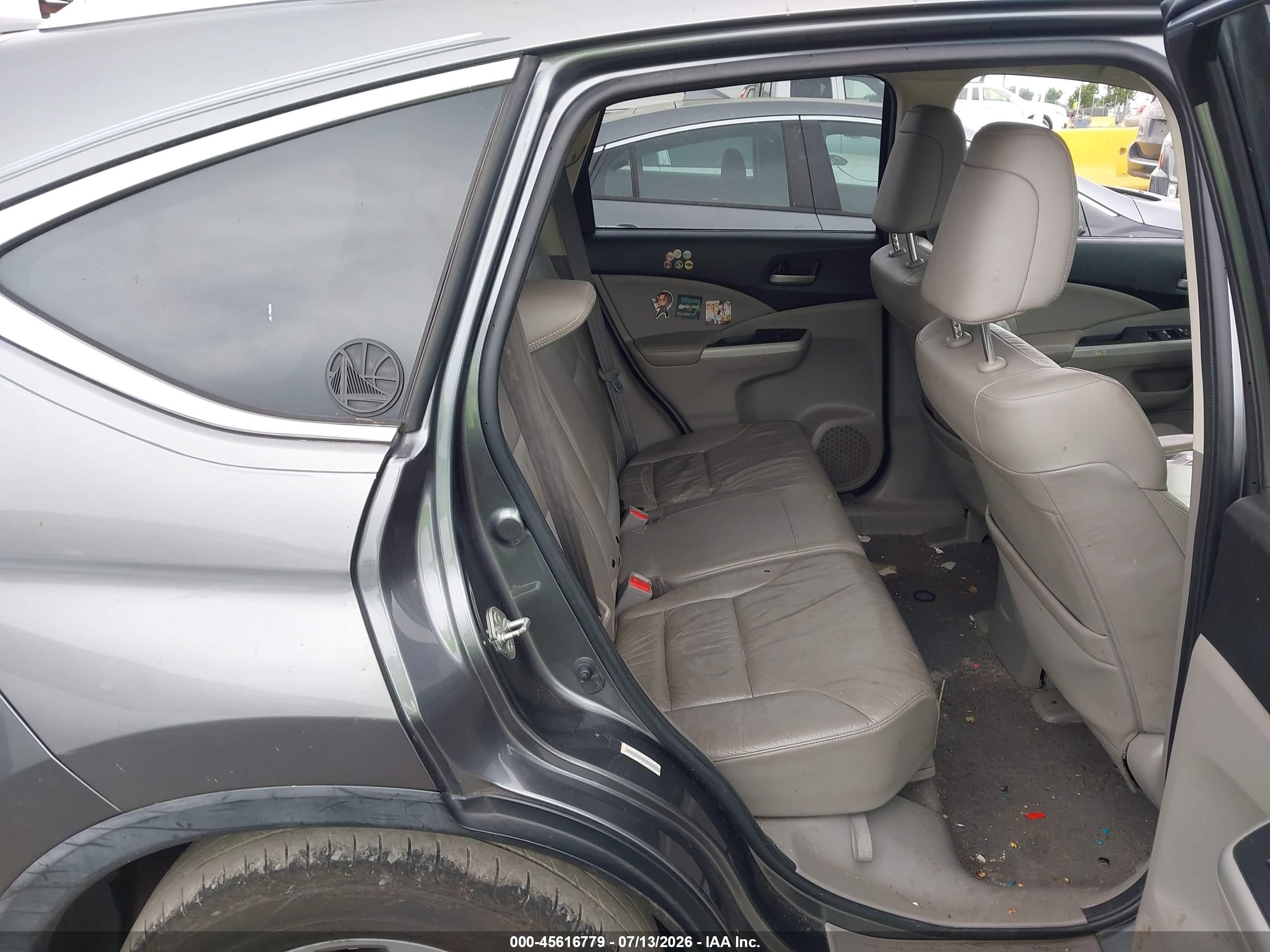 2012 Honda Cr-v Ex-l Gray vin: JHLRM3H75CC005330
