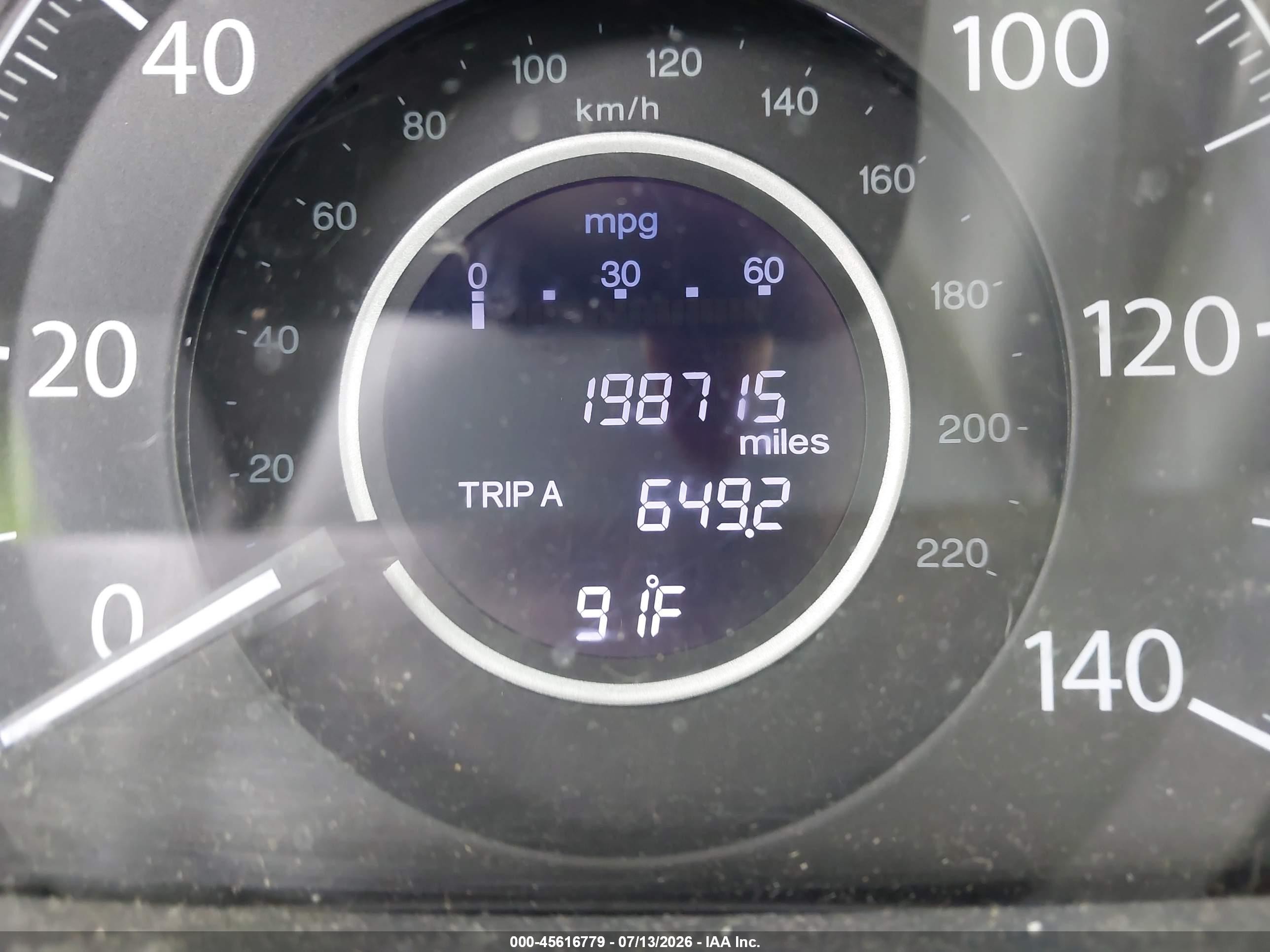 2012 Honda Cr-v Ex-l Gray vin: JHLRM3H75CC005330