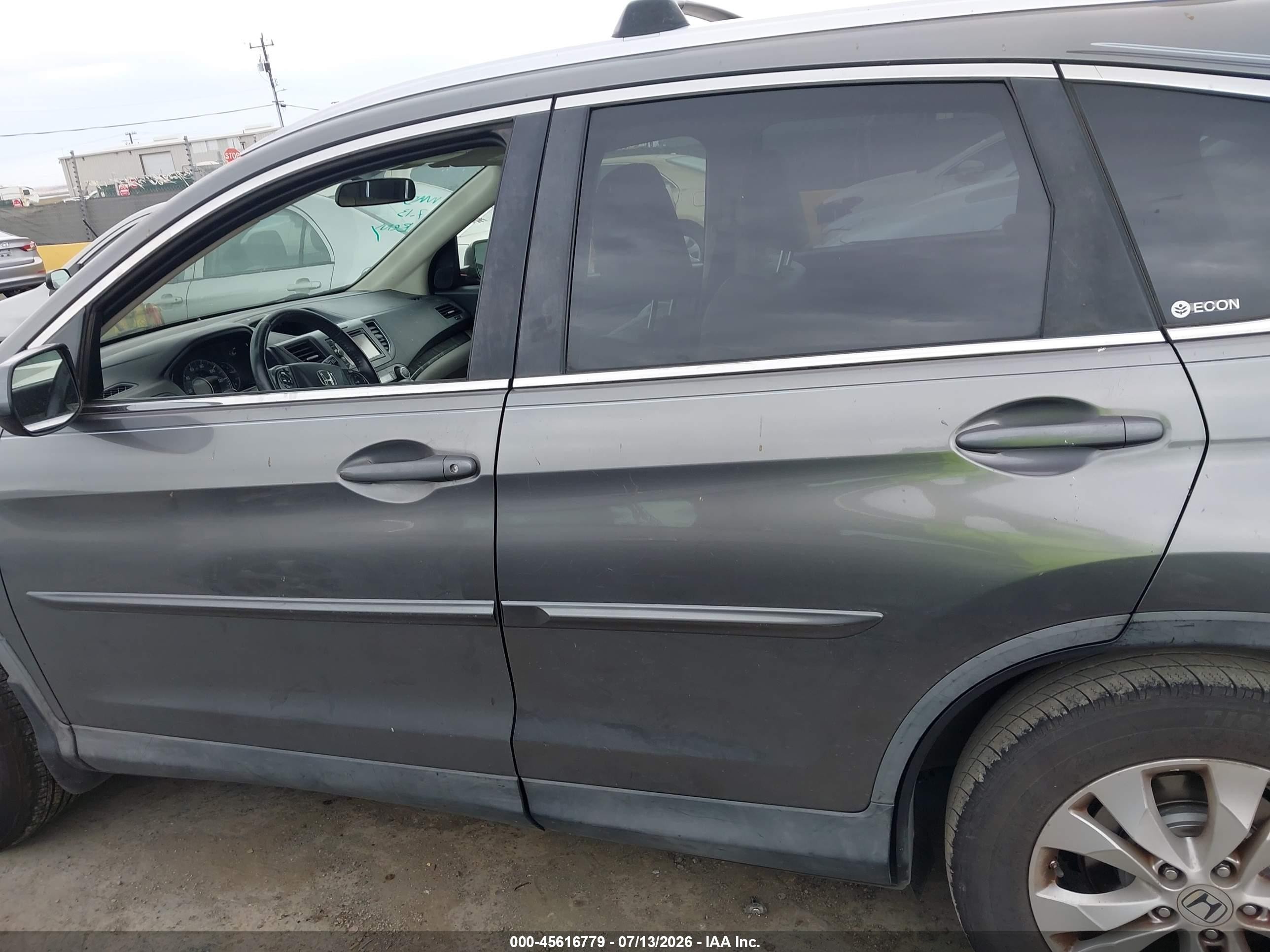 2012 Honda Cr-v Ex-l Gray vin: JHLRM3H75CC005330