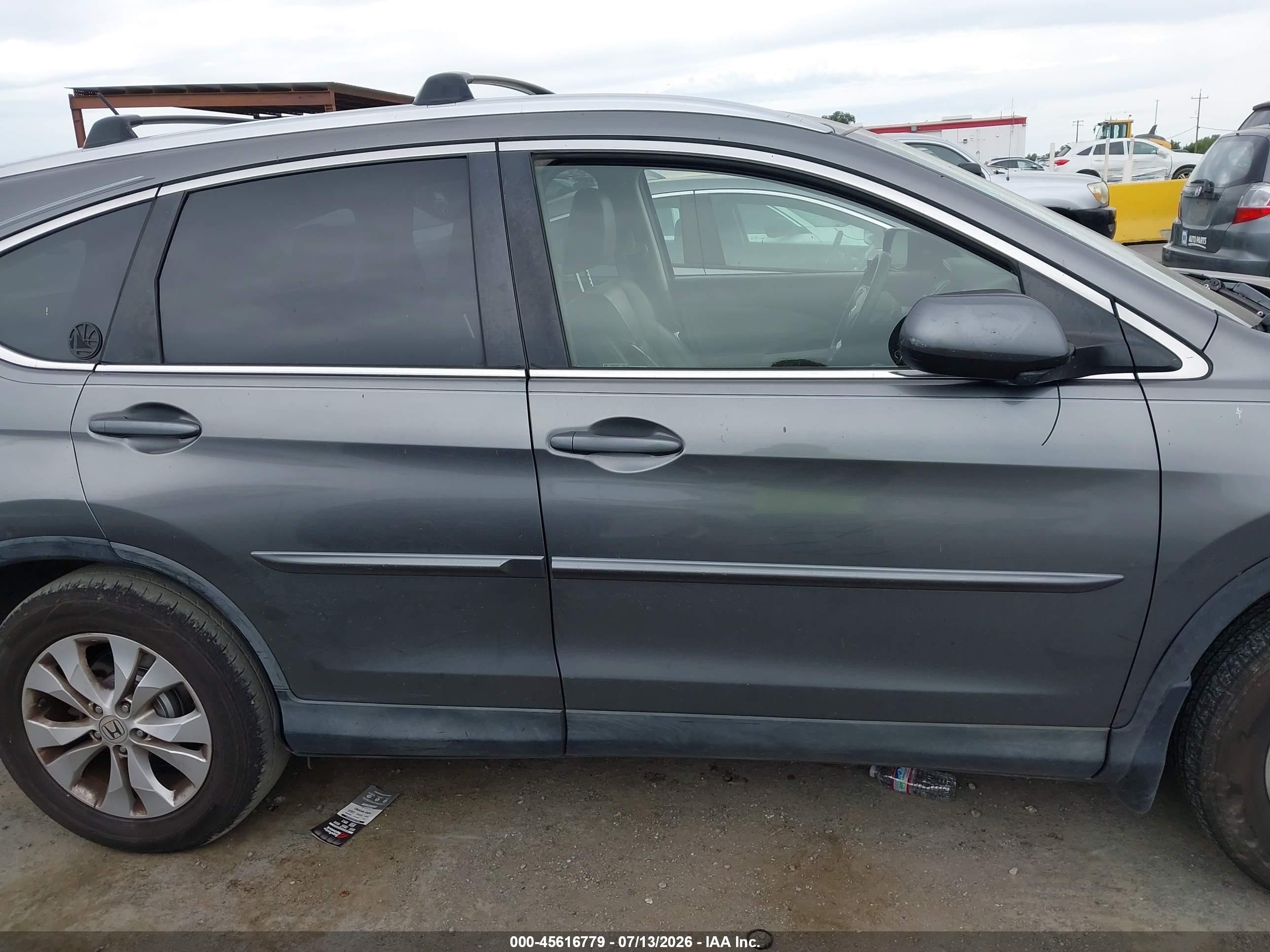 2012 Honda Cr-v Ex-l Gray vin: JHLRM3H75CC005330