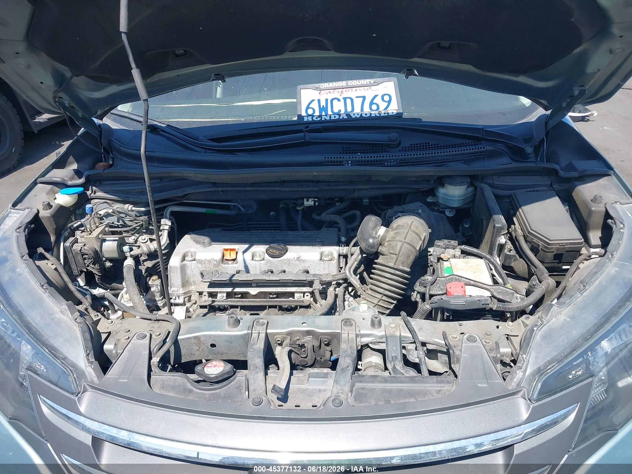 2012 Honda Cr-v Ex-l Зеленый vin: JHLRM3H75CC007238