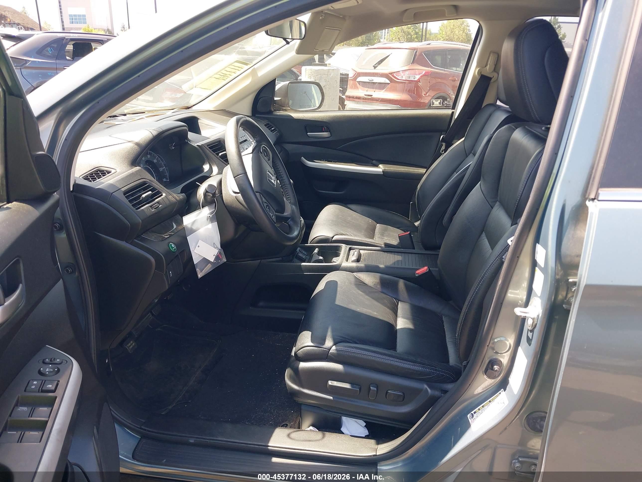 2012 Honda Cr-v Ex-l Зеленый vin: JHLRM3H75CC007238