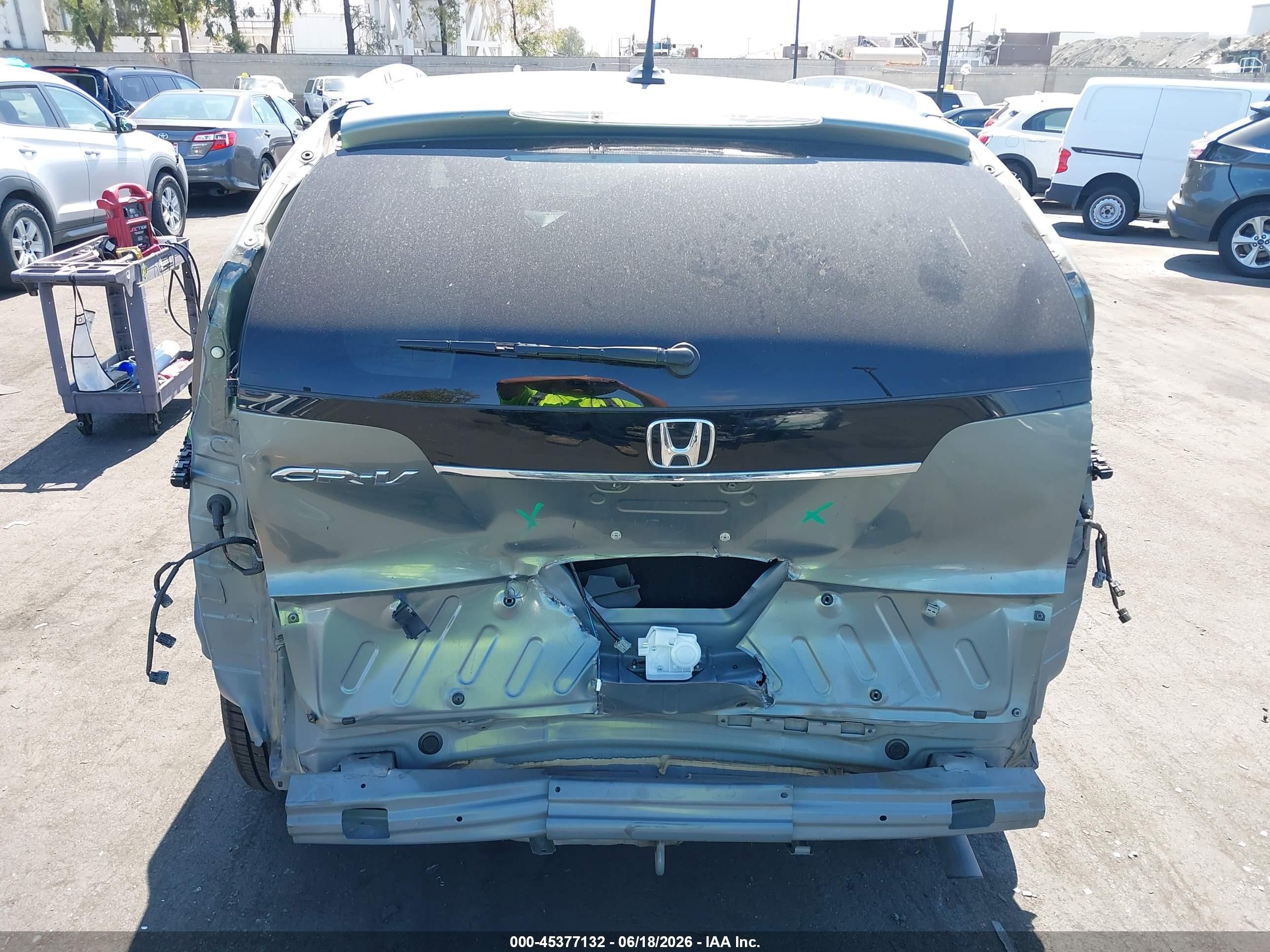 2012 Honda Cr-v Ex-l Зеленый vin: JHLRM3H75CC007238