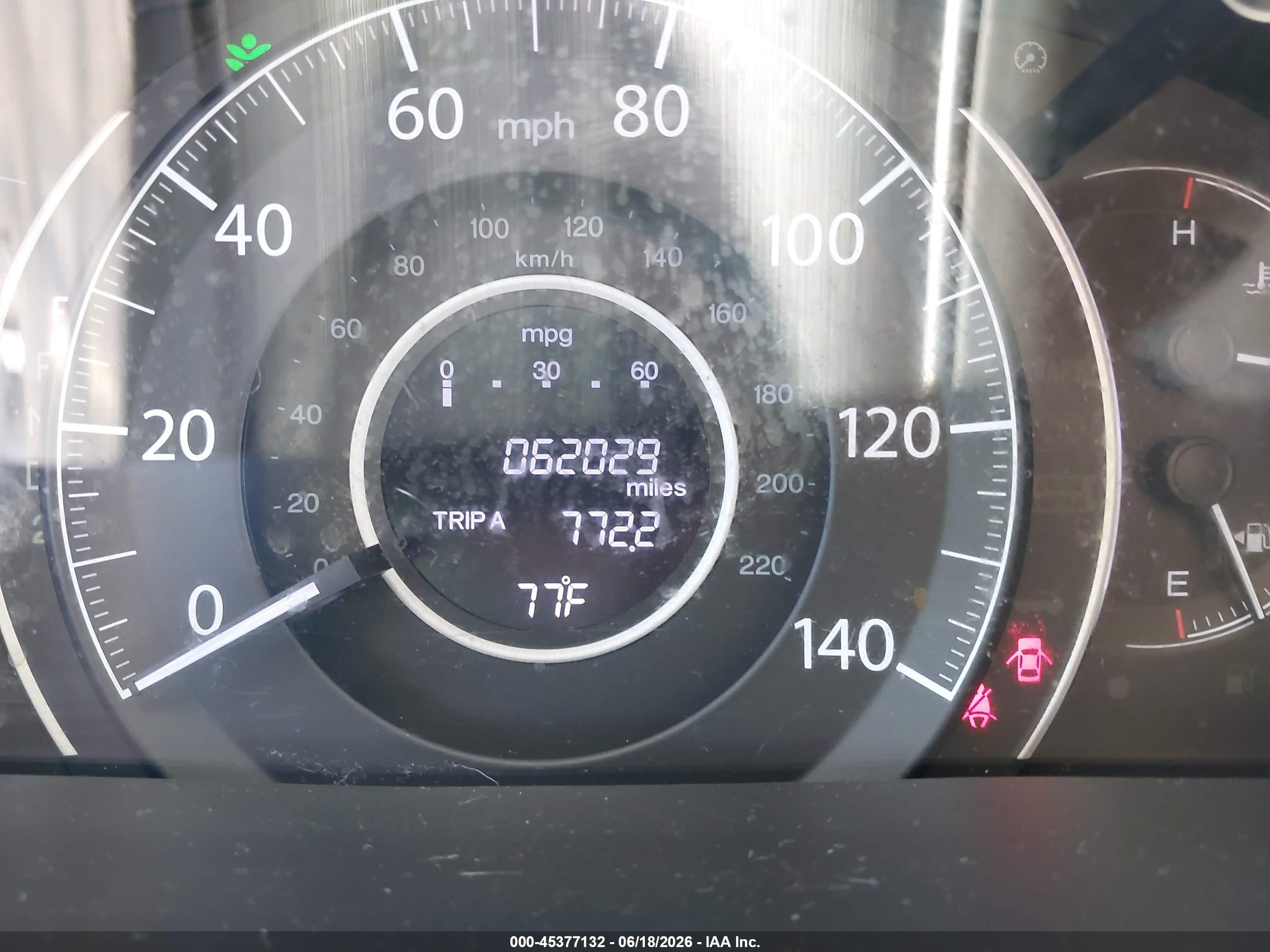 2012 Honda Cr-v Ex-l Зеленый vin: JHLRM3H75CC007238