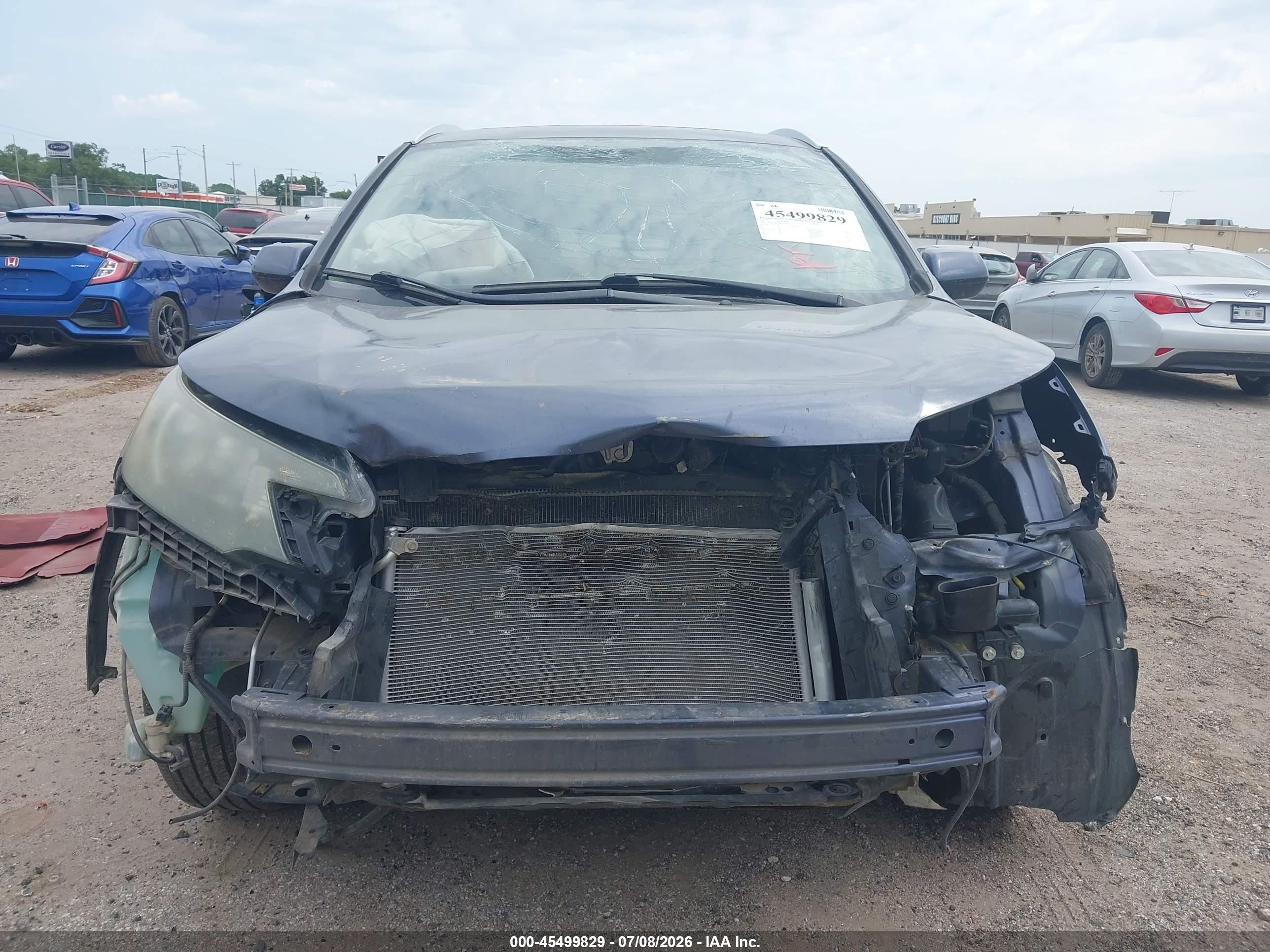 2012 Honda Cr-v Ex-l Blue vin: JHLRM3H76CC005756