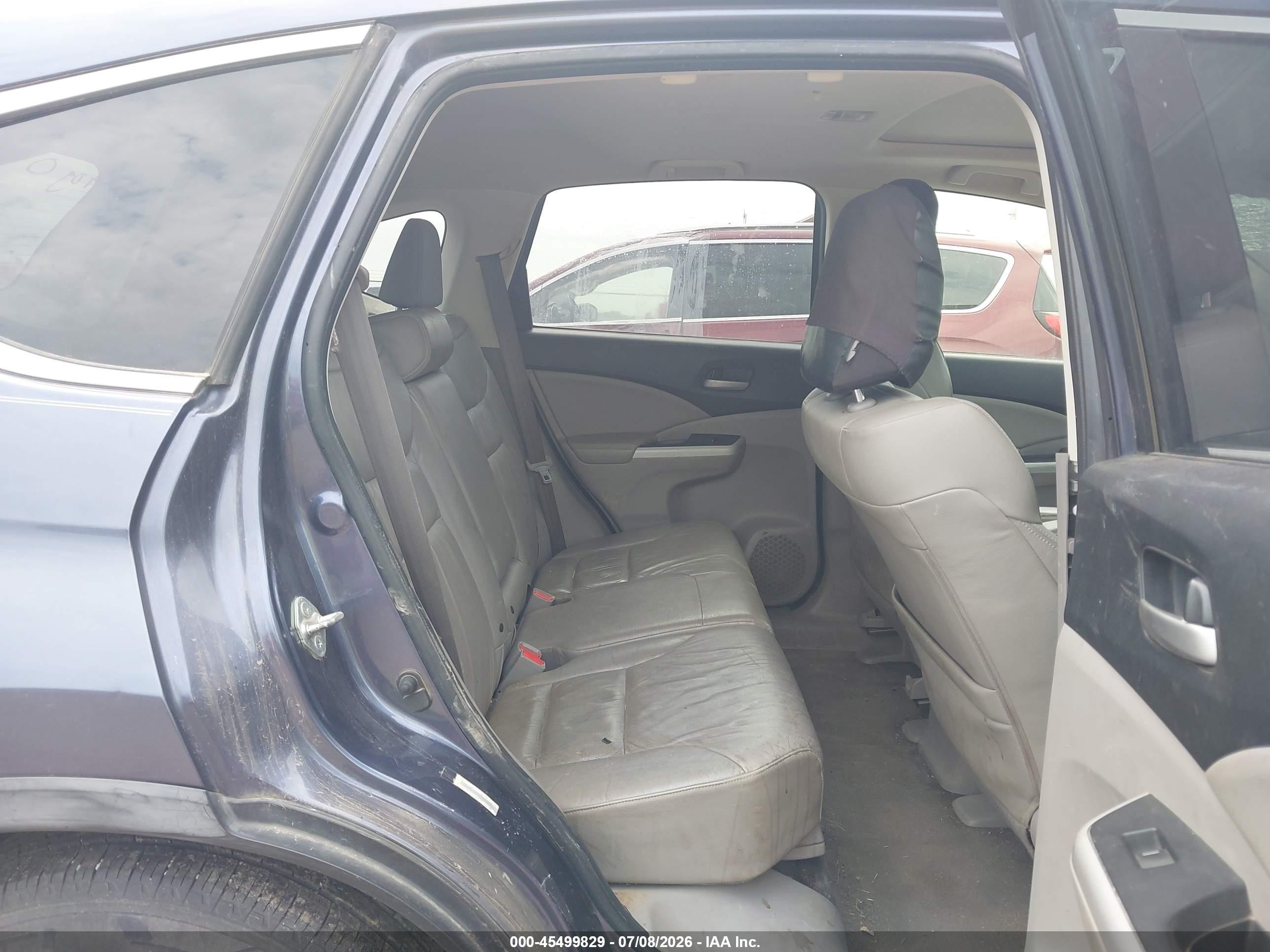 2012 Honda Cr-v Ex-l Blue vin: JHLRM3H76CC005756