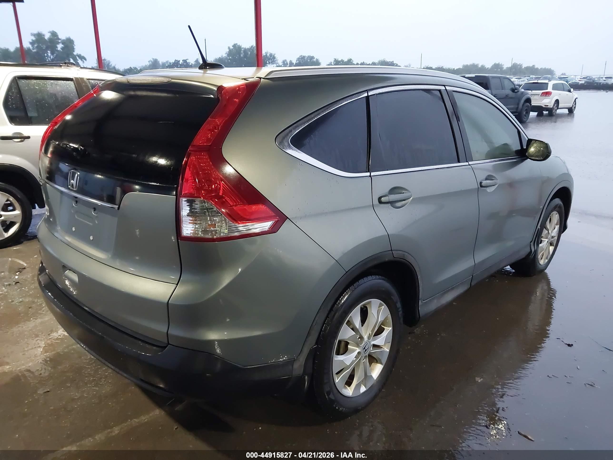 2012 Honda Cr-v Ex-l Silver vin: JHLRM3H76CC006499