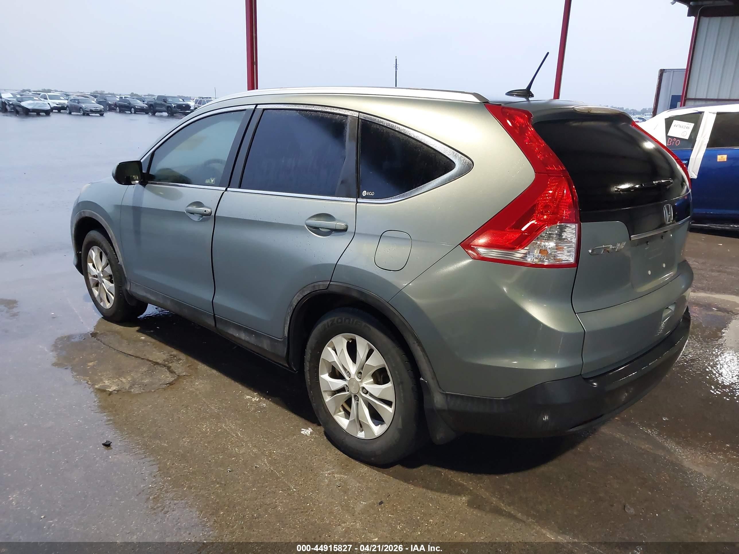 2012 Honda Cr-v Ex-l Silver vin: JHLRM3H76CC006499