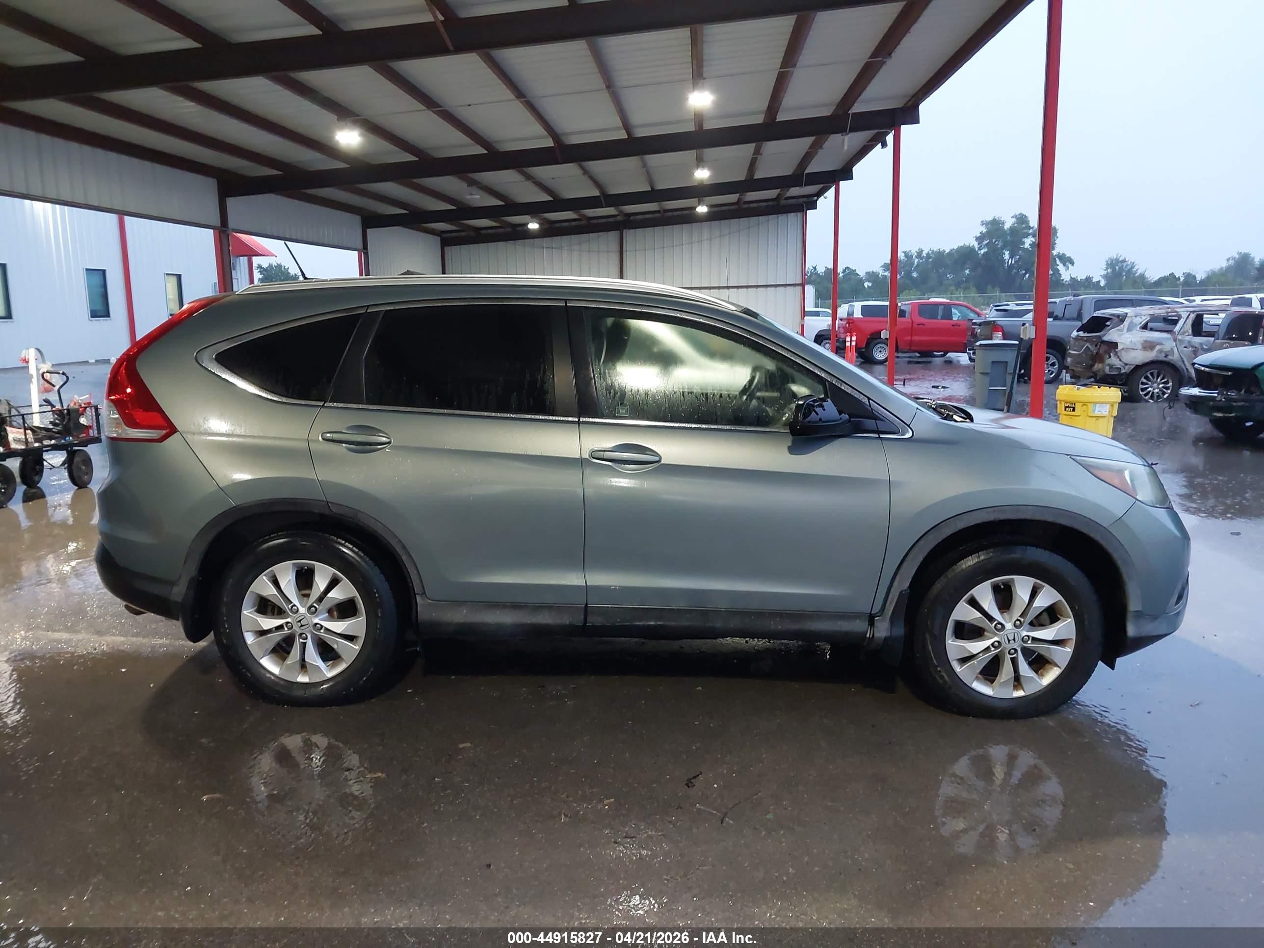 2012 Honda Cr-v Ex-l Silver vin: JHLRM3H76CC006499