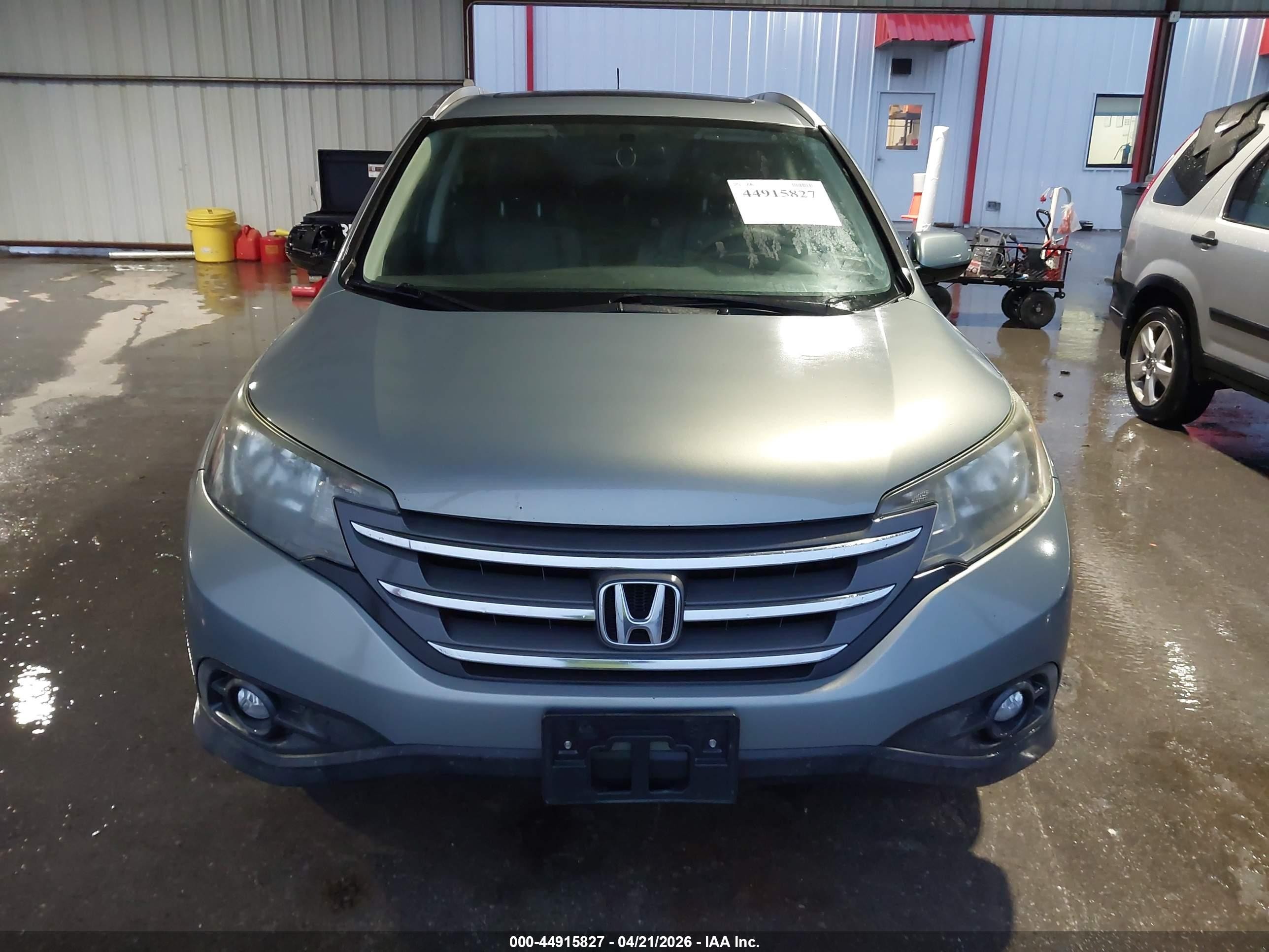 2012 Honda Cr-v Ex-l Silver vin: JHLRM3H76CC006499