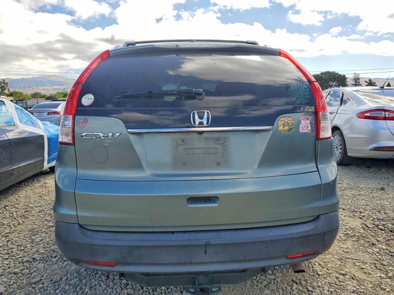2012 Honda Cr-v Exl Green vin: JHLRM3H76CC008253