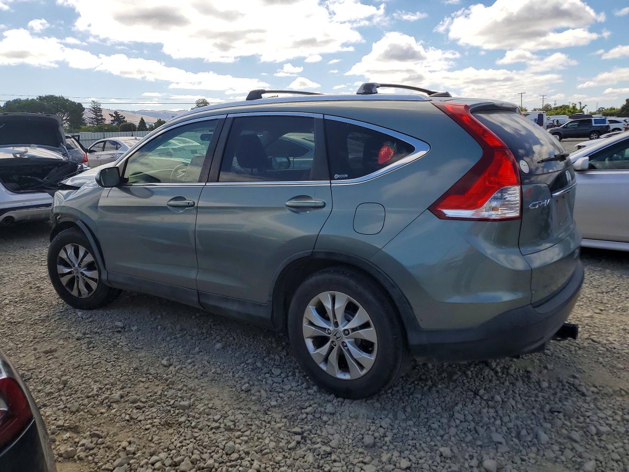 2012 Honda Cr-v Exl Green vin: JHLRM3H76CC008253