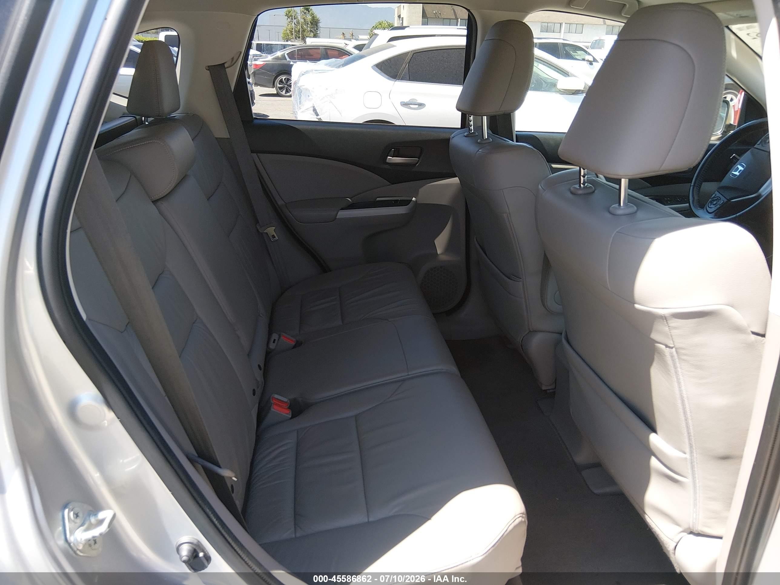 2012 Honda Cr-v Ex-l Silver vin: JHLRM3H76CC009631