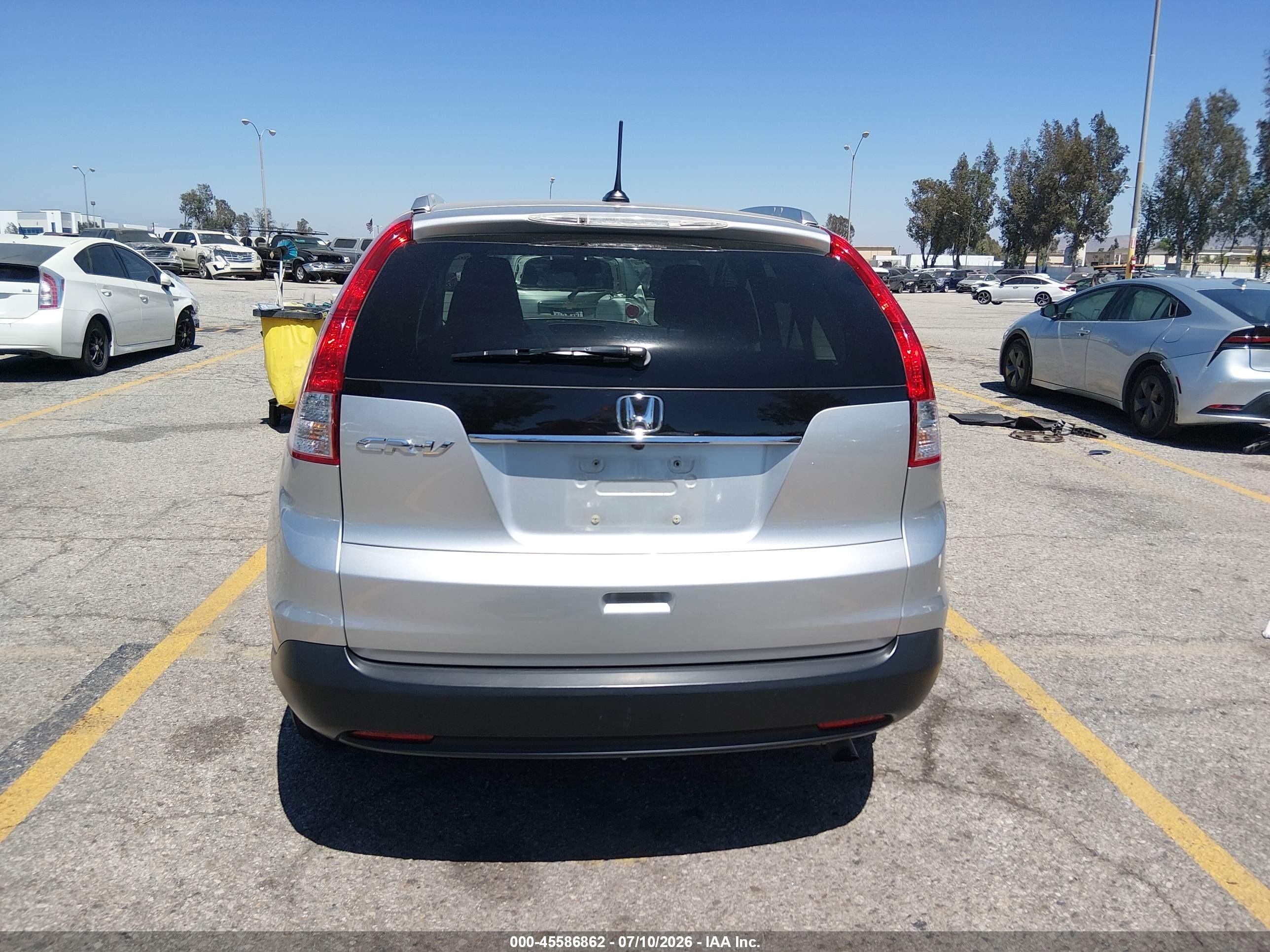 2012 Honda Cr-v Ex-l Silver vin: JHLRM3H76CC009631
