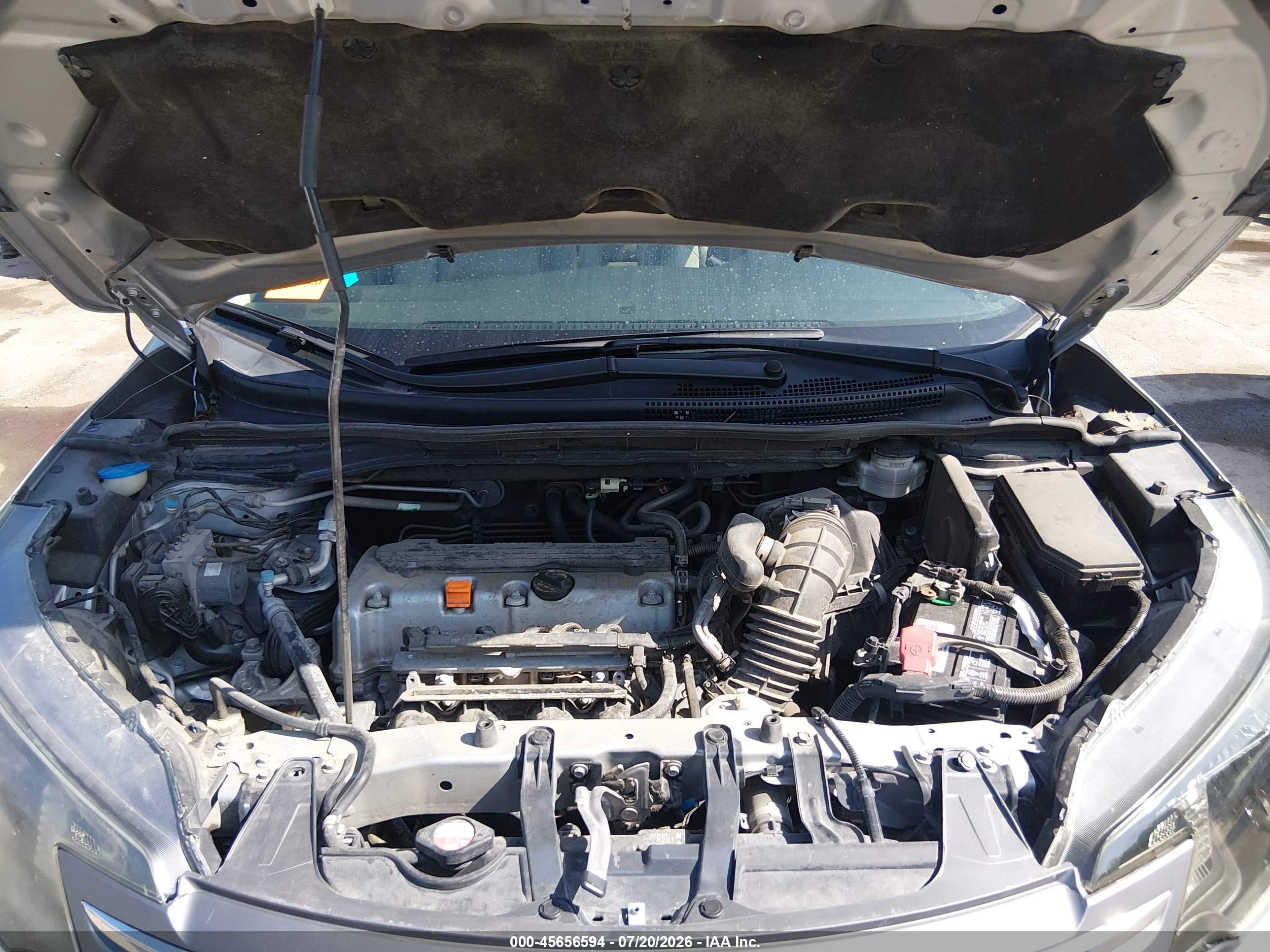 2012 Honda Cr-v Ex-l Silver vin: JHLRM3H77CC001988