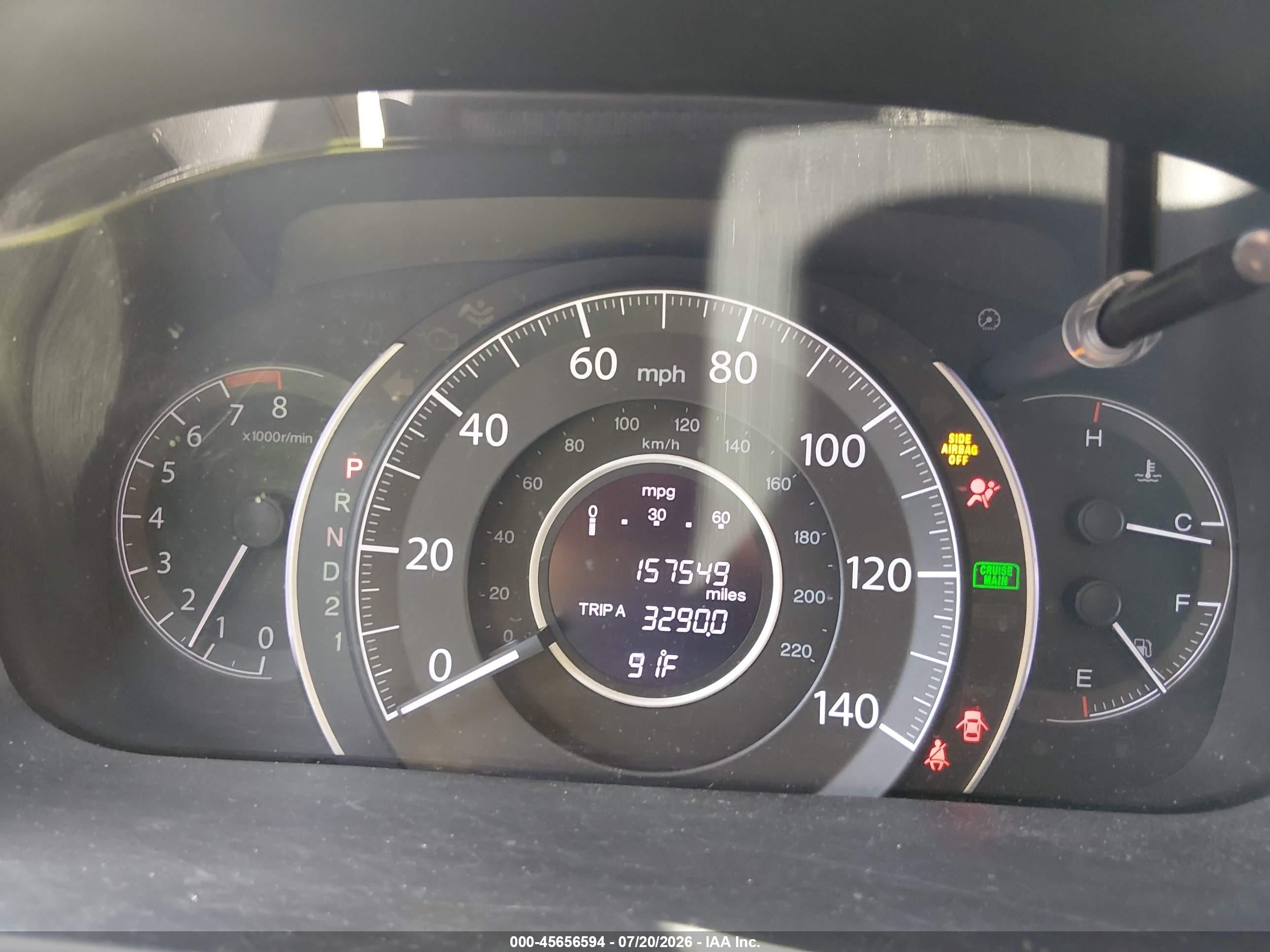 2012 Honda Cr-v Ex-l Silver vin: JHLRM3H77CC001988