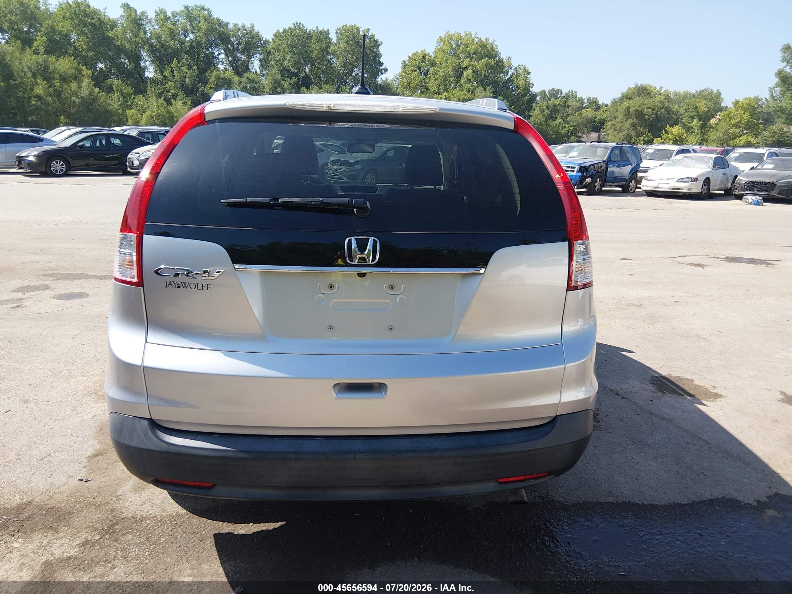 2012 Honda Cr-v Ex-l Silver vin: JHLRM3H77CC001988